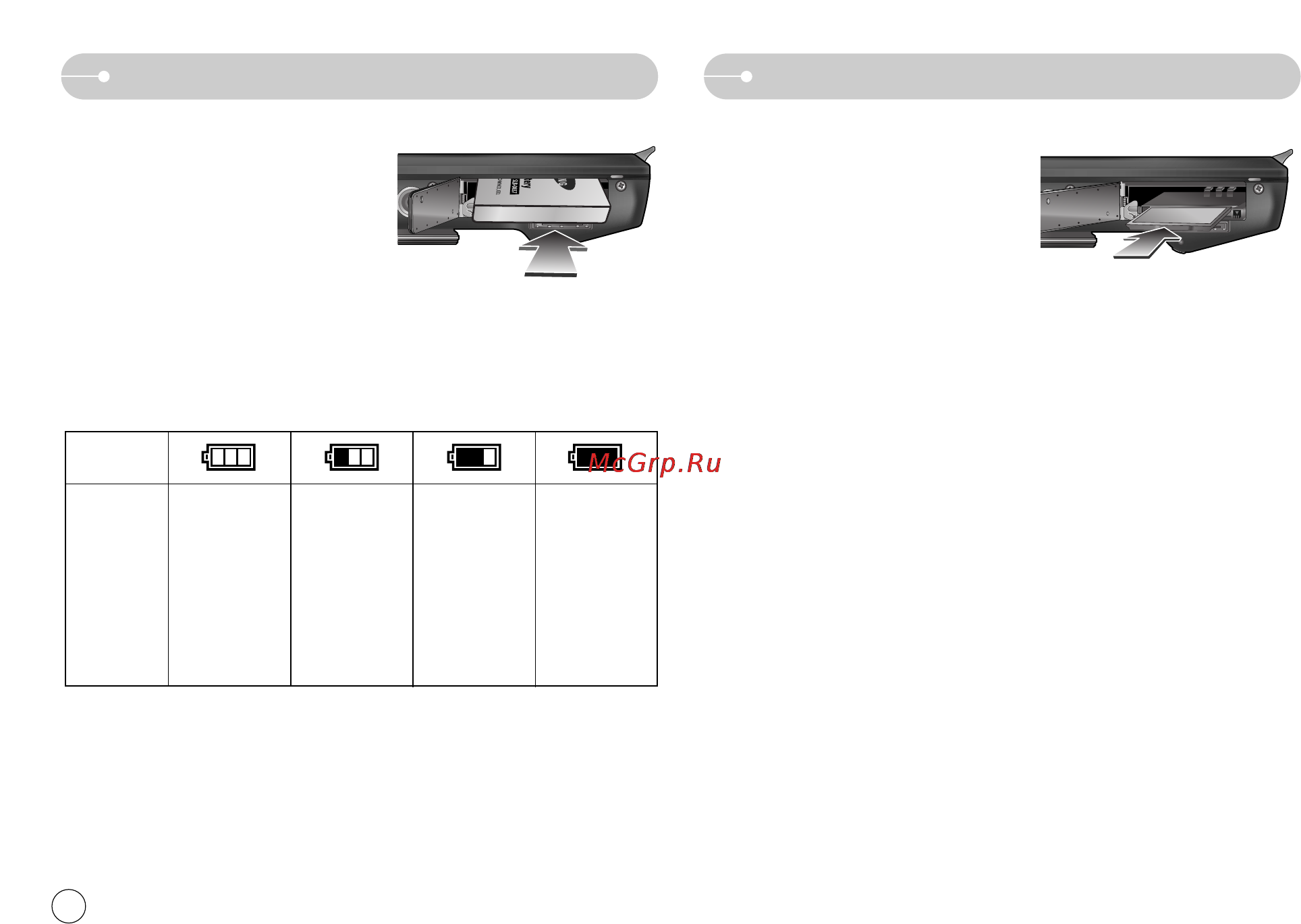 Samsung STW-L73 Black [13/78] Подсоединение к источнику питания как вставить карту памяти