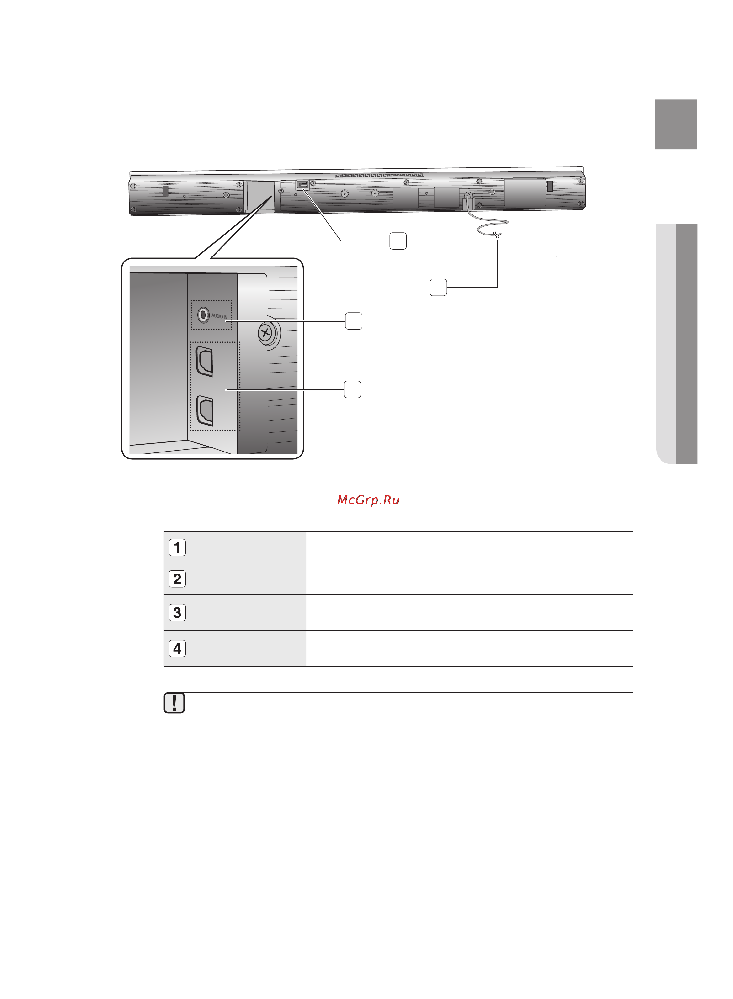 Samsung HW-D351 [29/58] Артқы панель