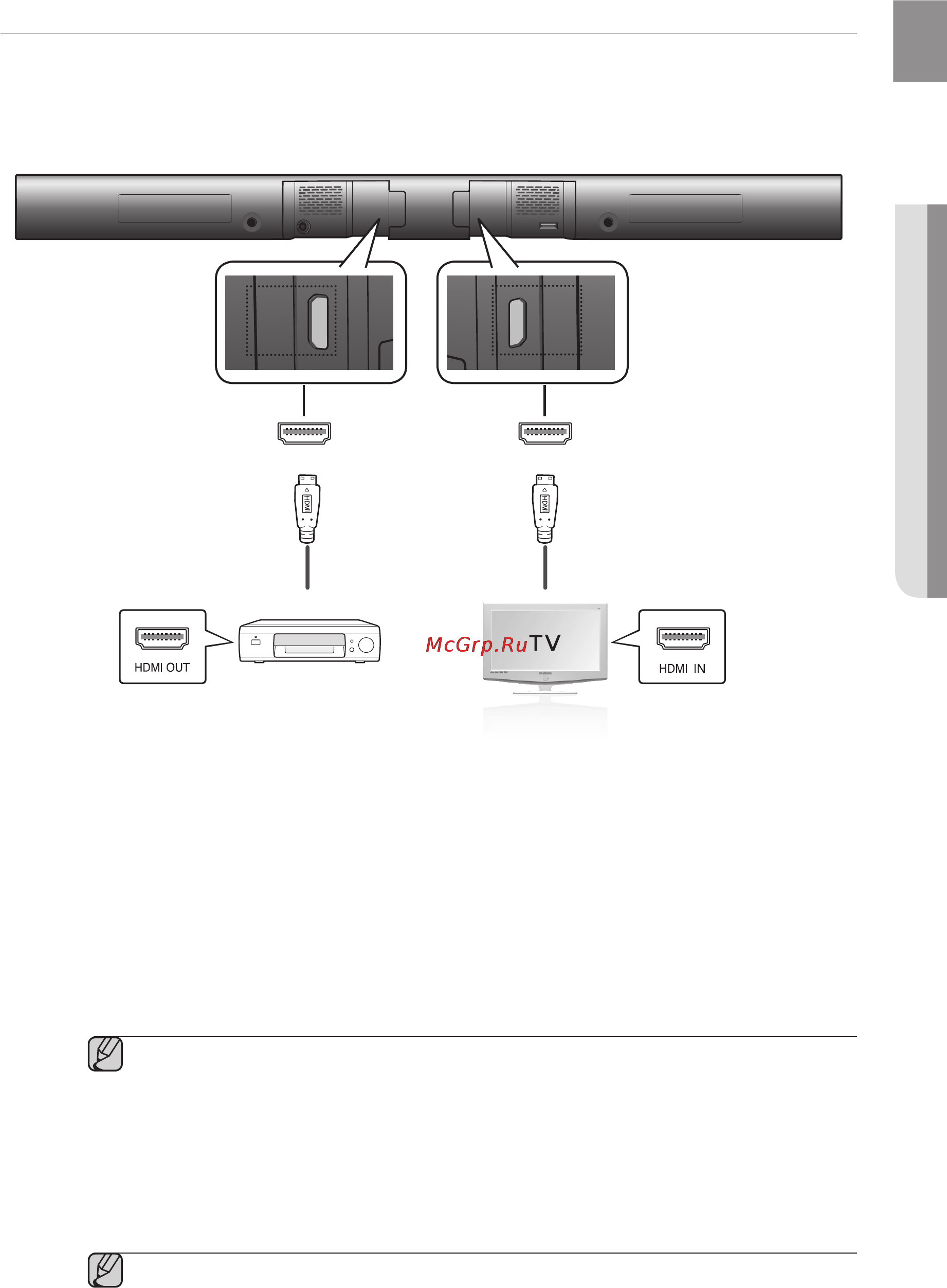 Samsung HW-F550 [63/75] Підключення зовнішнього пристрою за допомогою кабелю hdmi