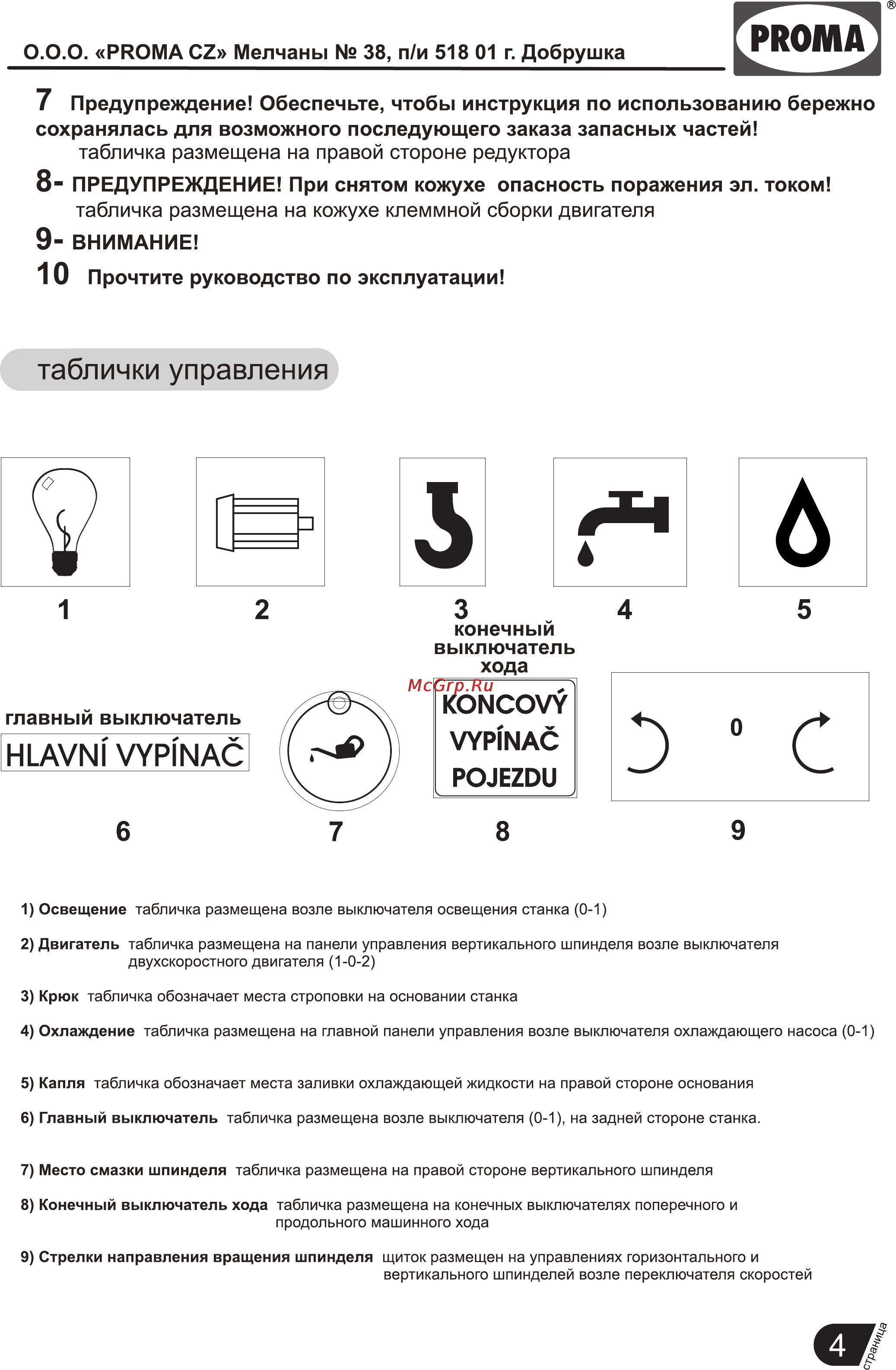 Proma FHV-50V 25330052 [5/20] Страница 5