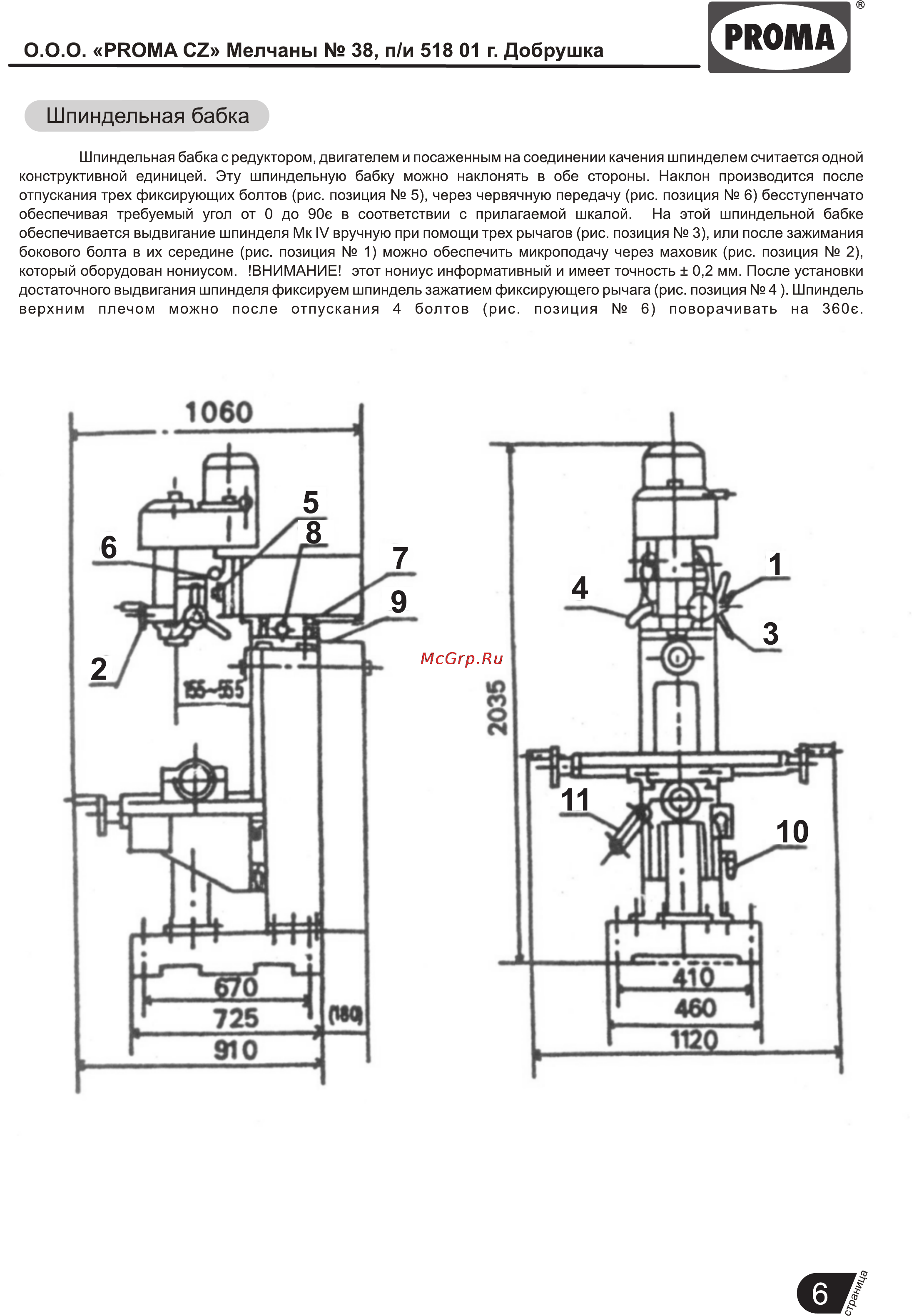 Proma FHV-50V 25330052 [7/20] Страница 7