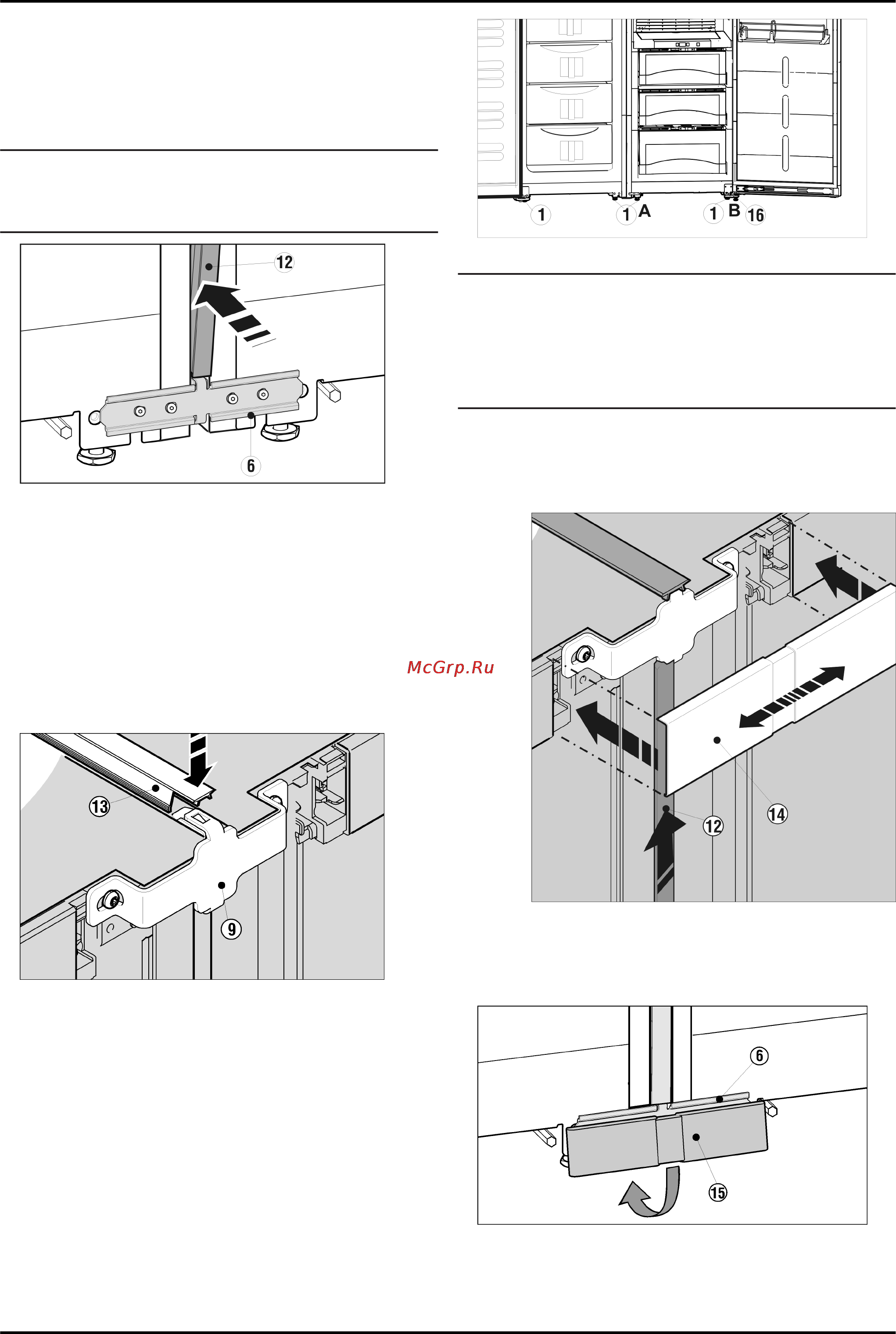 Liebherr SBSesf 7212-22 [4/40] Монтаж бок о бок