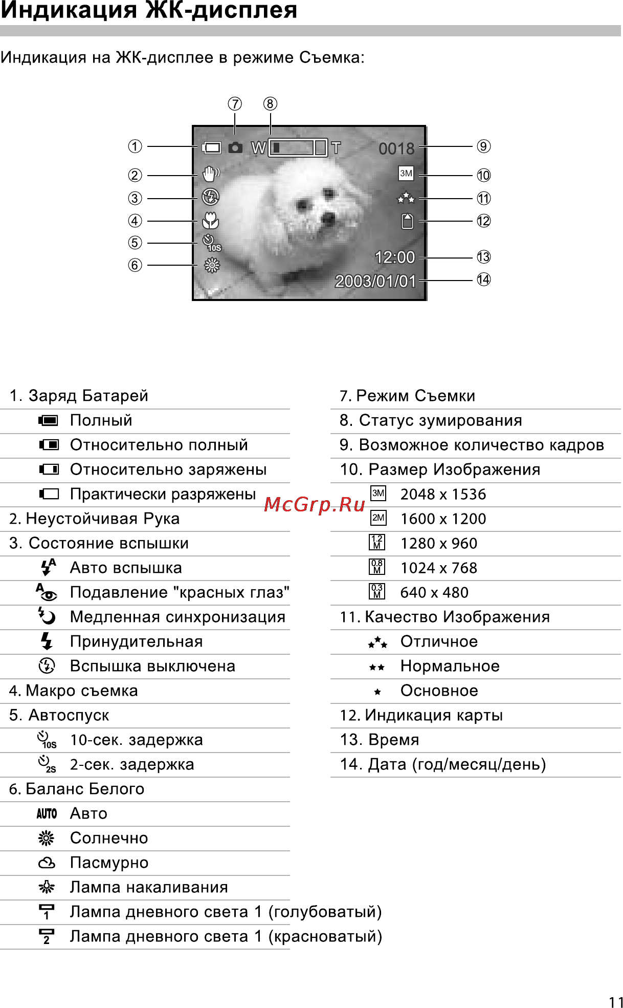 Rekam Presto 33i [12/58] Индикация жк дисплея