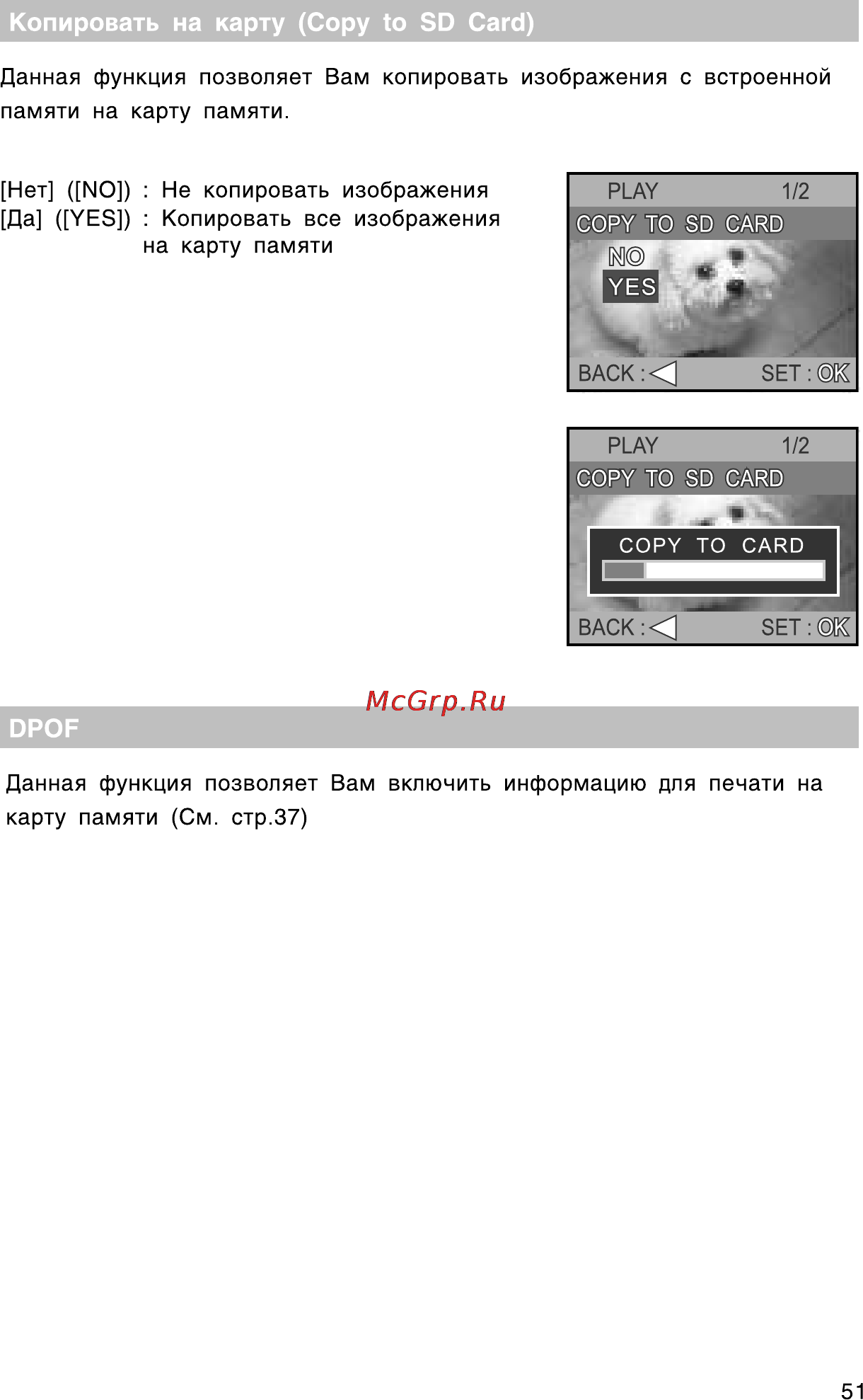Rekam Presto 33i [52/58] Копировать на карту сору to sd card
