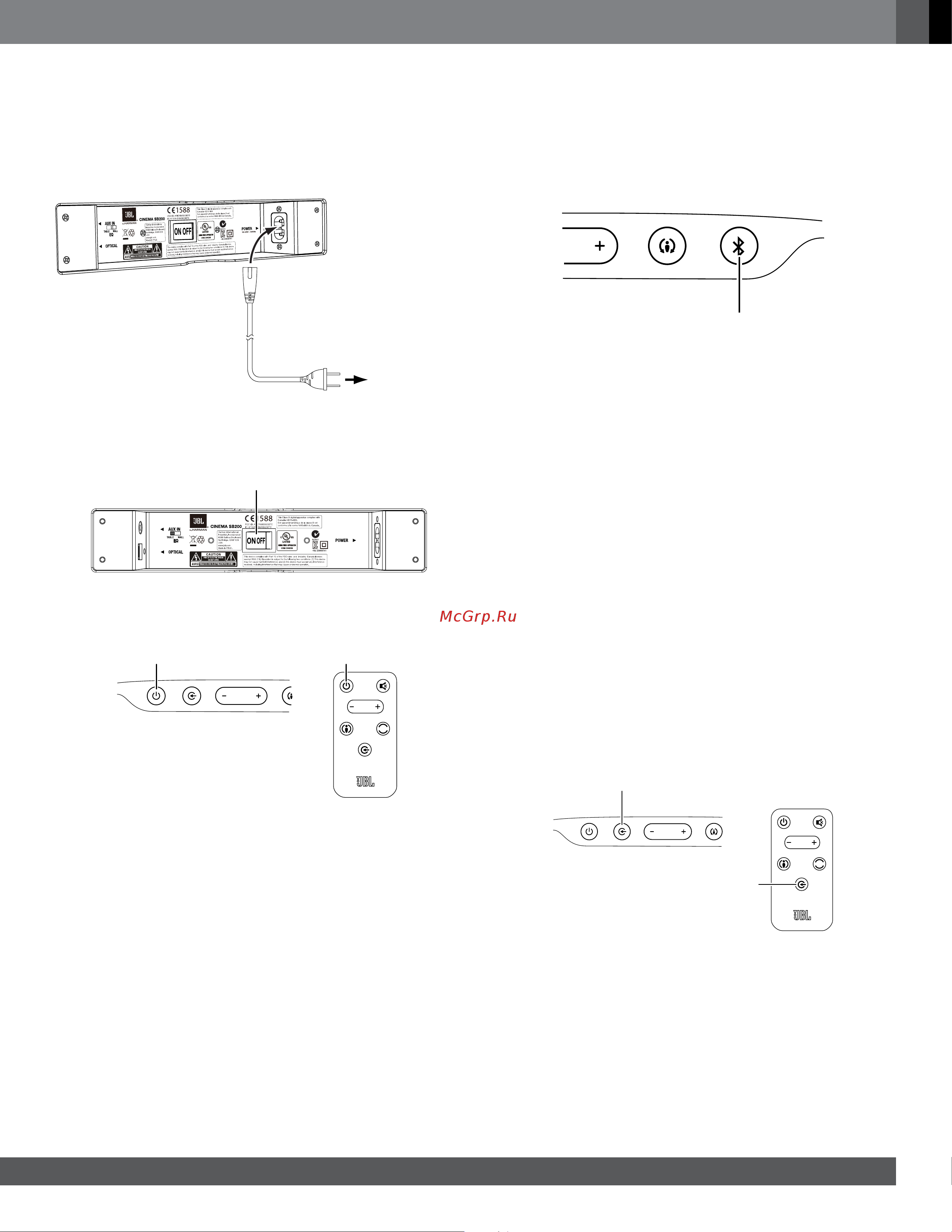 JBL SB200 [82/92] Använda soundbar systemet