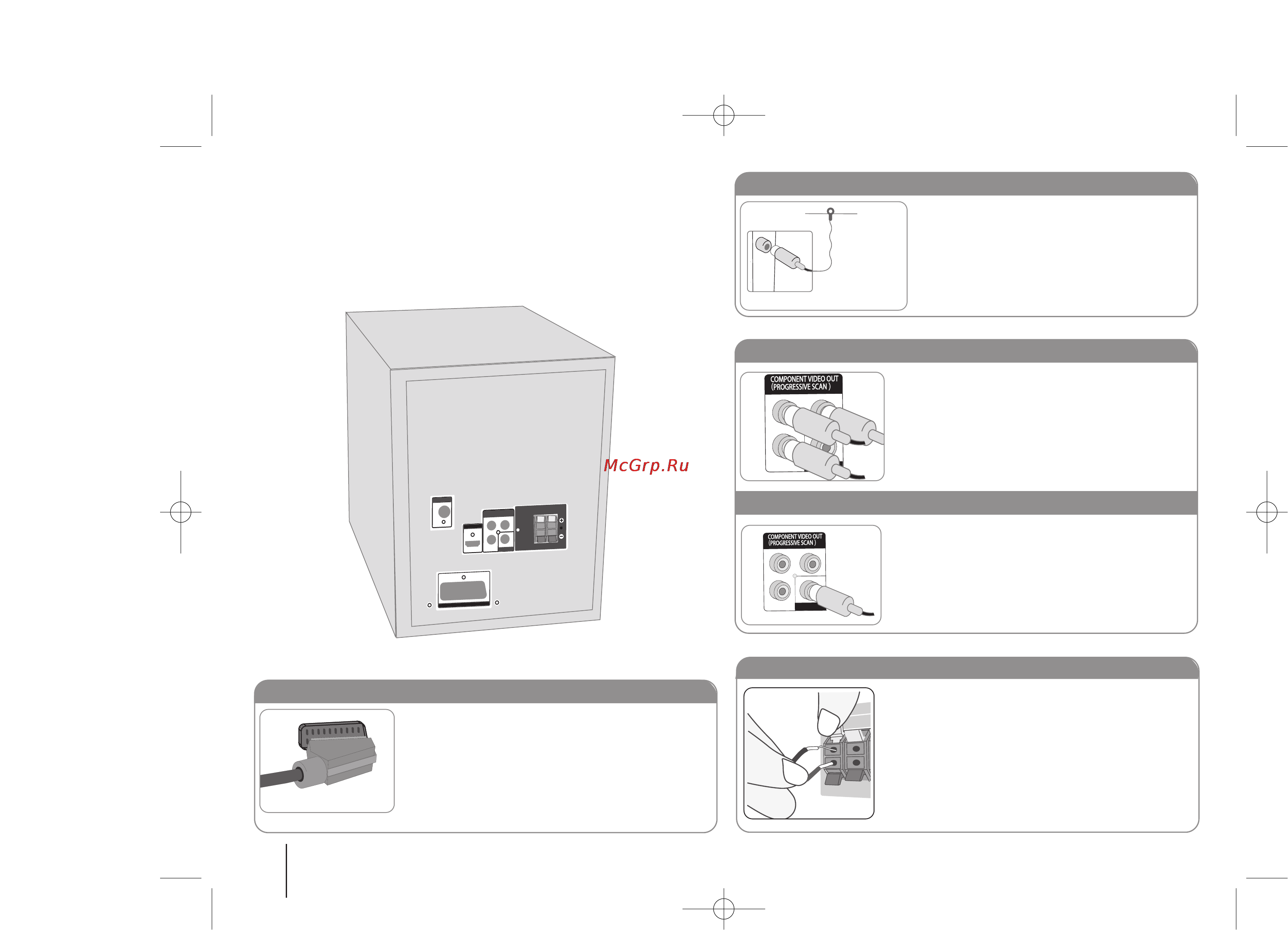 LG RBD-154K [4/22] Подключение прибора