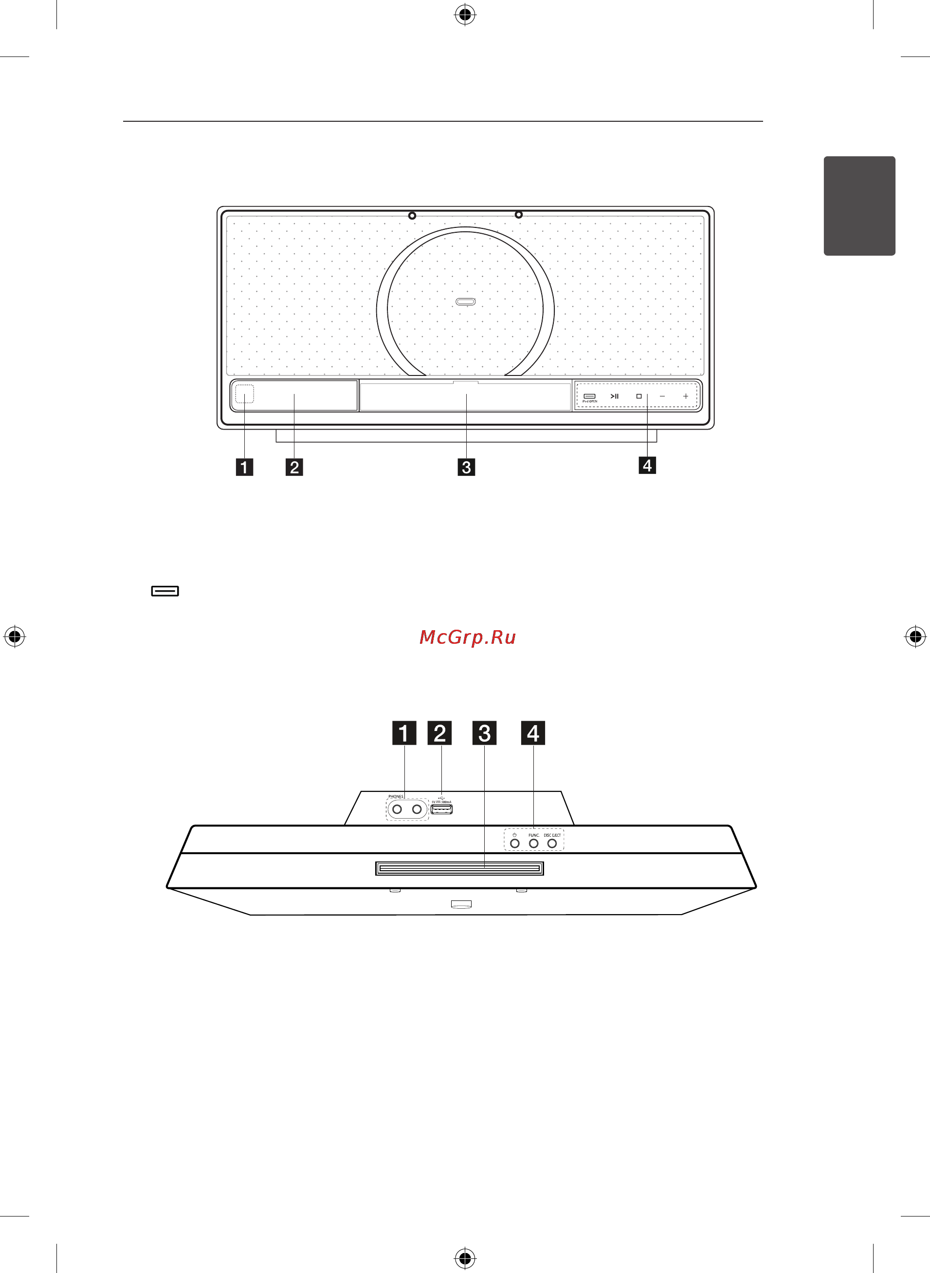 LG DM2820 [11/42] Верхняя панель