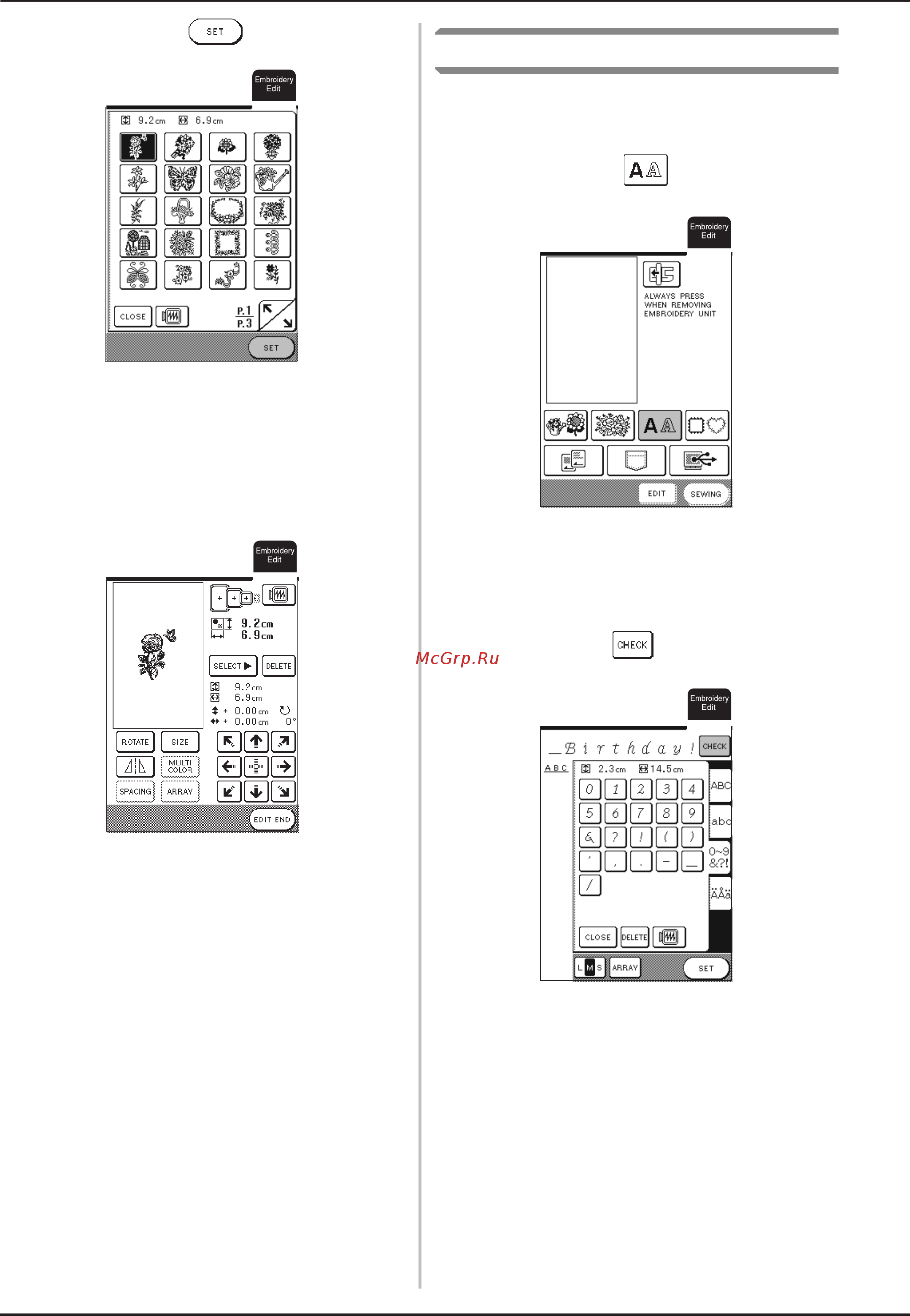 Brother INNOV-'IS NV-2200 LAURA ASHLEY [168/220] Буквы алфавита