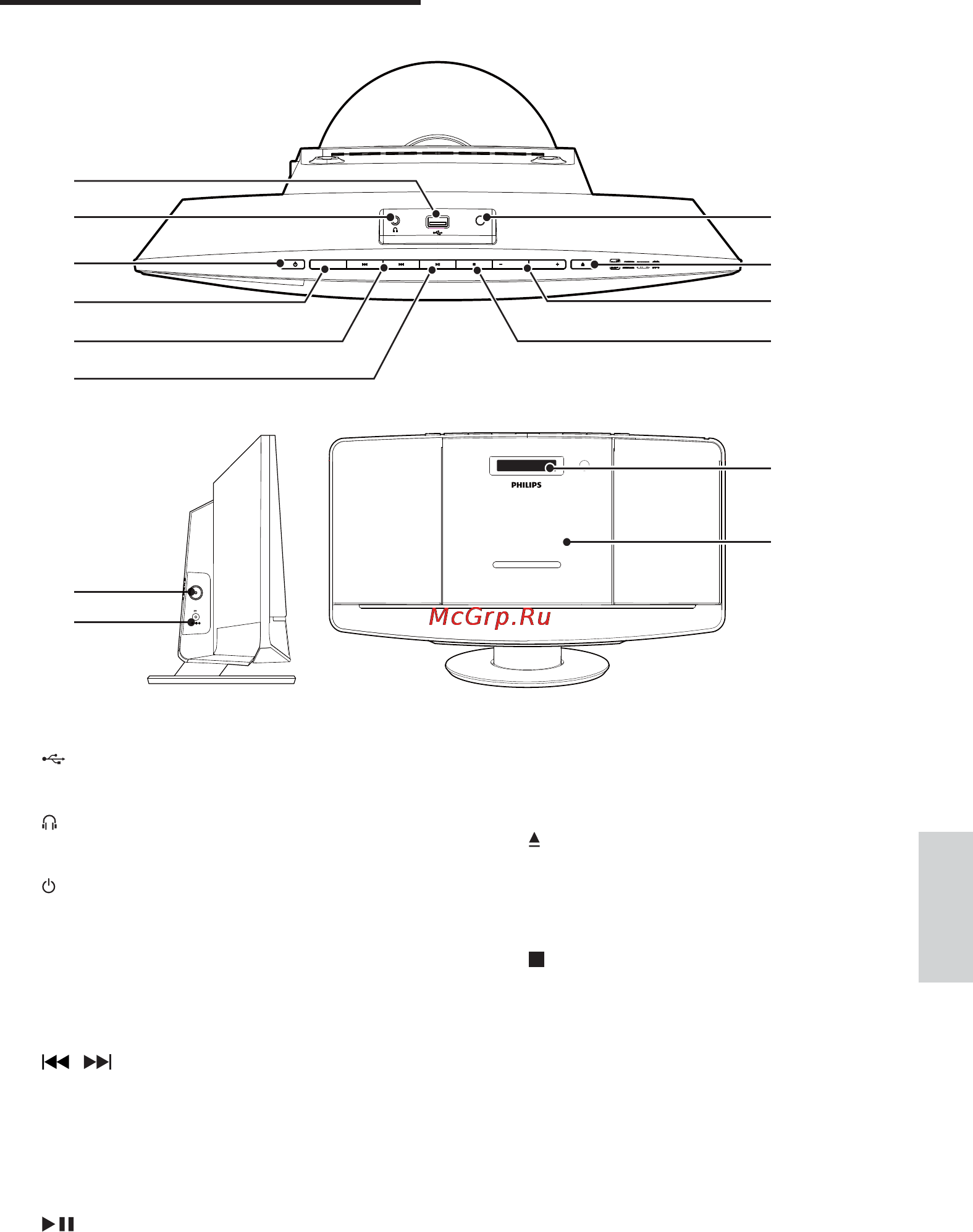 Philips MCM2050 Инструкция по эксплуатации онлайн [6/25] 24547
