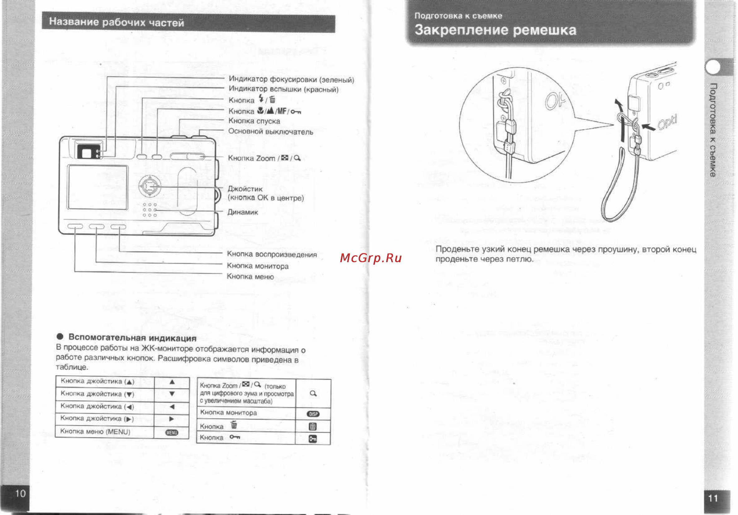 Pentax Optio S [7/68] Закрепление ремешка