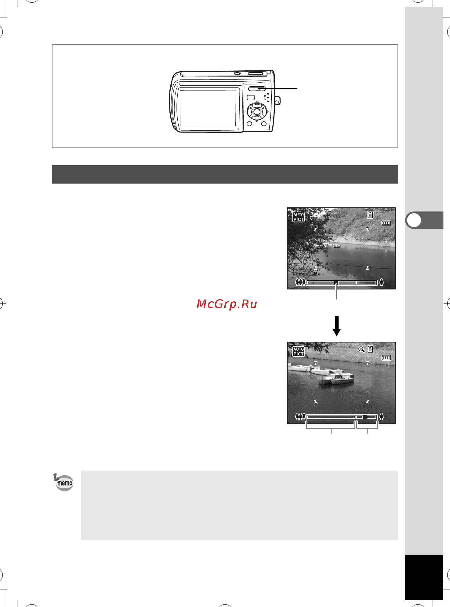 Pentax Optio M30 [74/186] Èñïîëüçîâàíèå çóìà