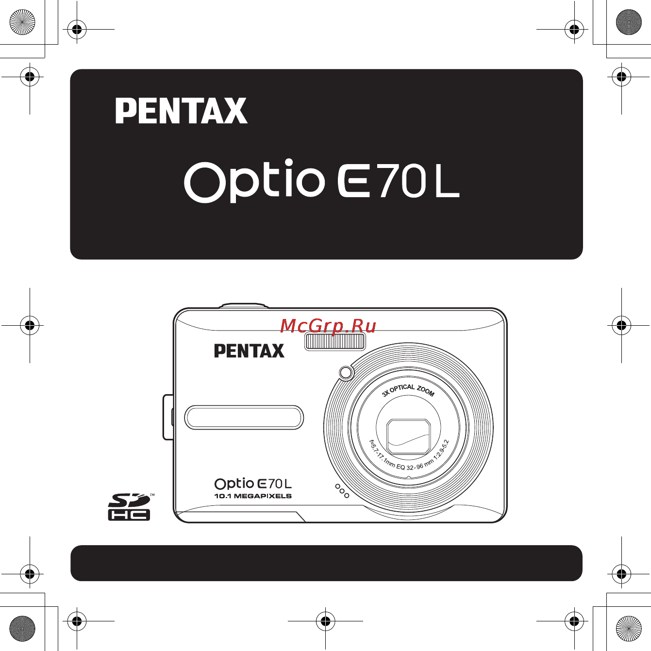 Pentax Optio E70L Инструкция по эксплуатации онлайн