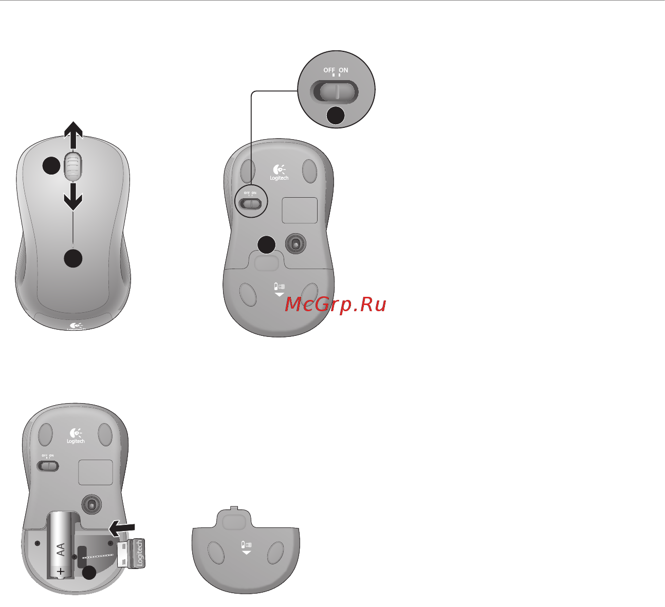 Logitech MK520 [10/25] Mouse features