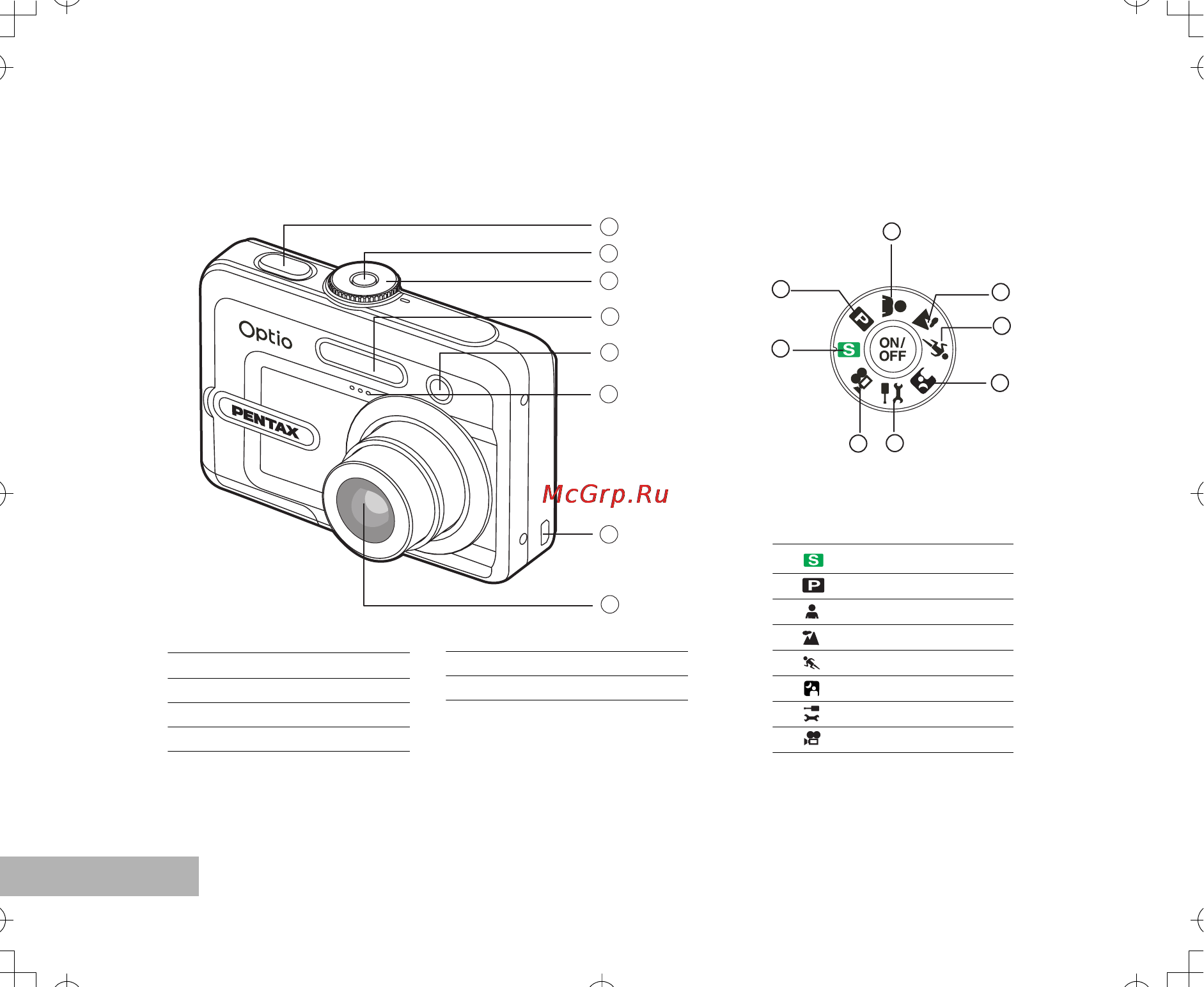 Pentax Optio E20 [12/90] Çíàêîìñòâî ñ ôîòîêàìåðîé