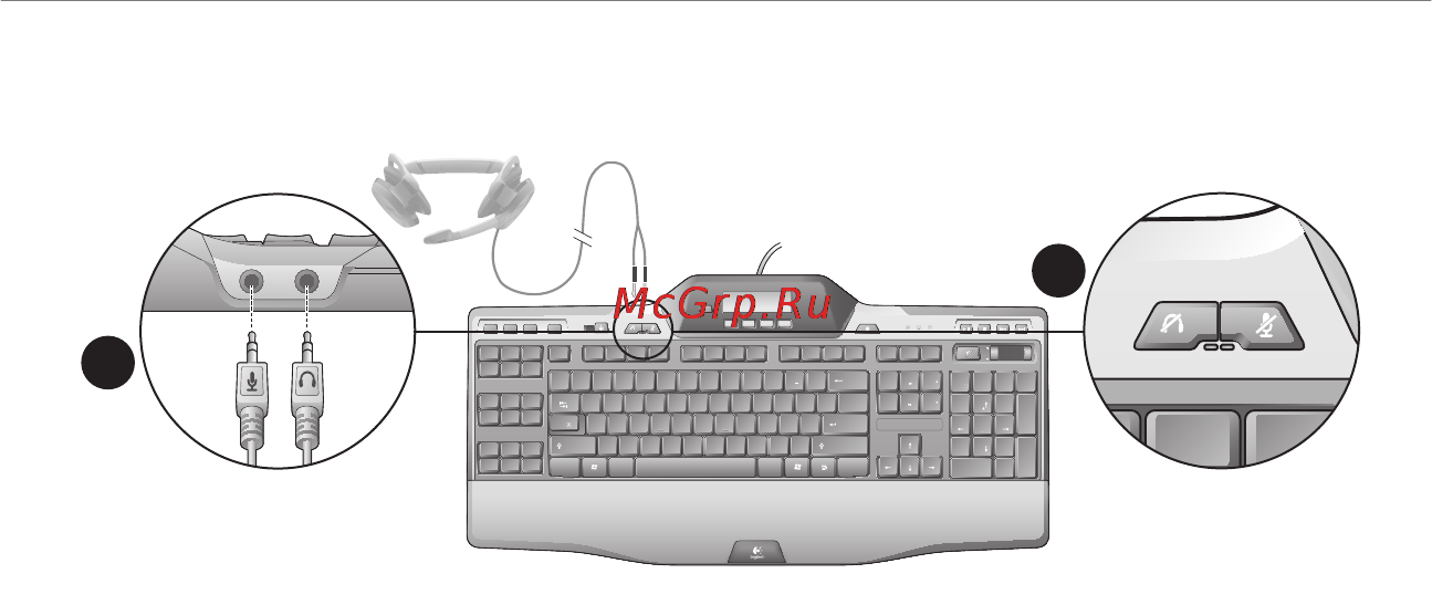 Logitech Gaming G510 [40/148] Användainbyggdljud