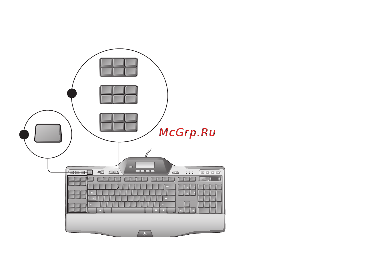 Logitech Gaming G510 [61/148] Αλλαγή του χρώματος του οπίσθιου φωτισμού
