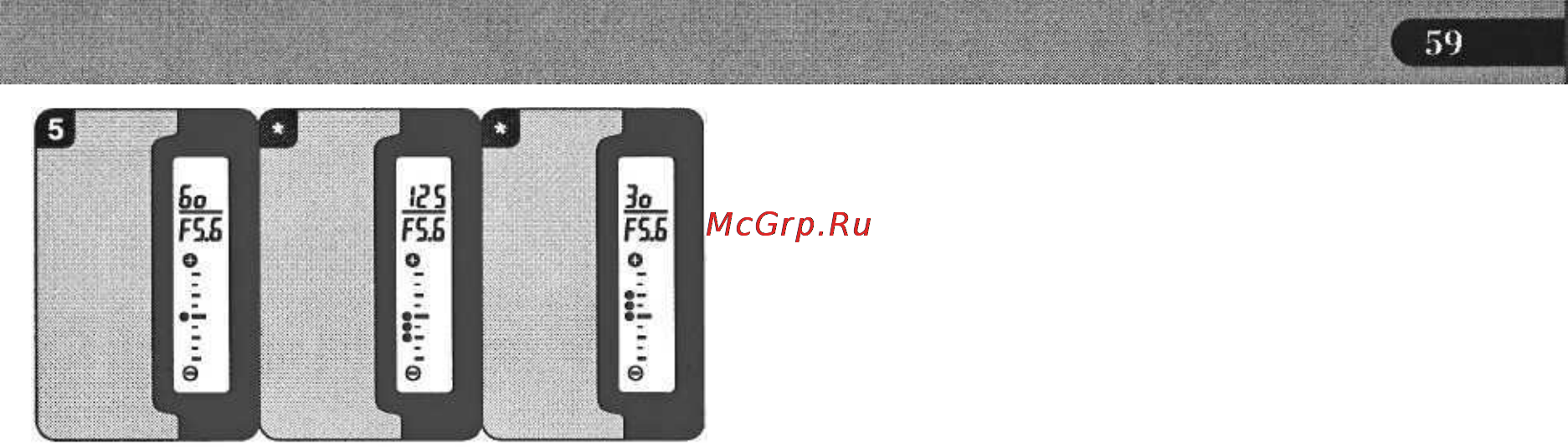 Pentax PMZ 7 [61/92] Экспозиционное предупреждение