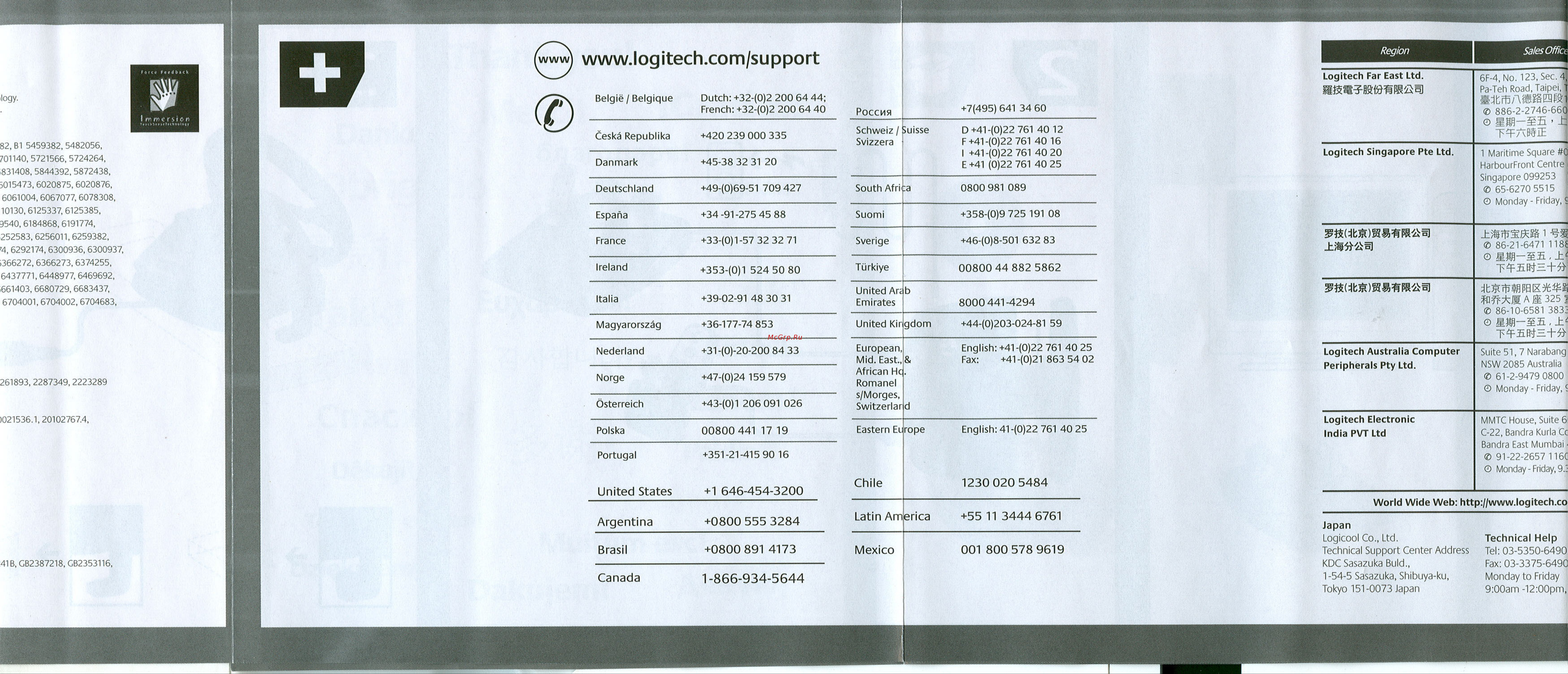 Logitech G27 941-000046 [5/7] Www logitech com support