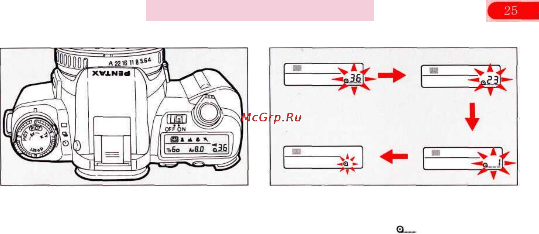 Pentax PMZ 10 [29/101] 8 извлечение плёнки