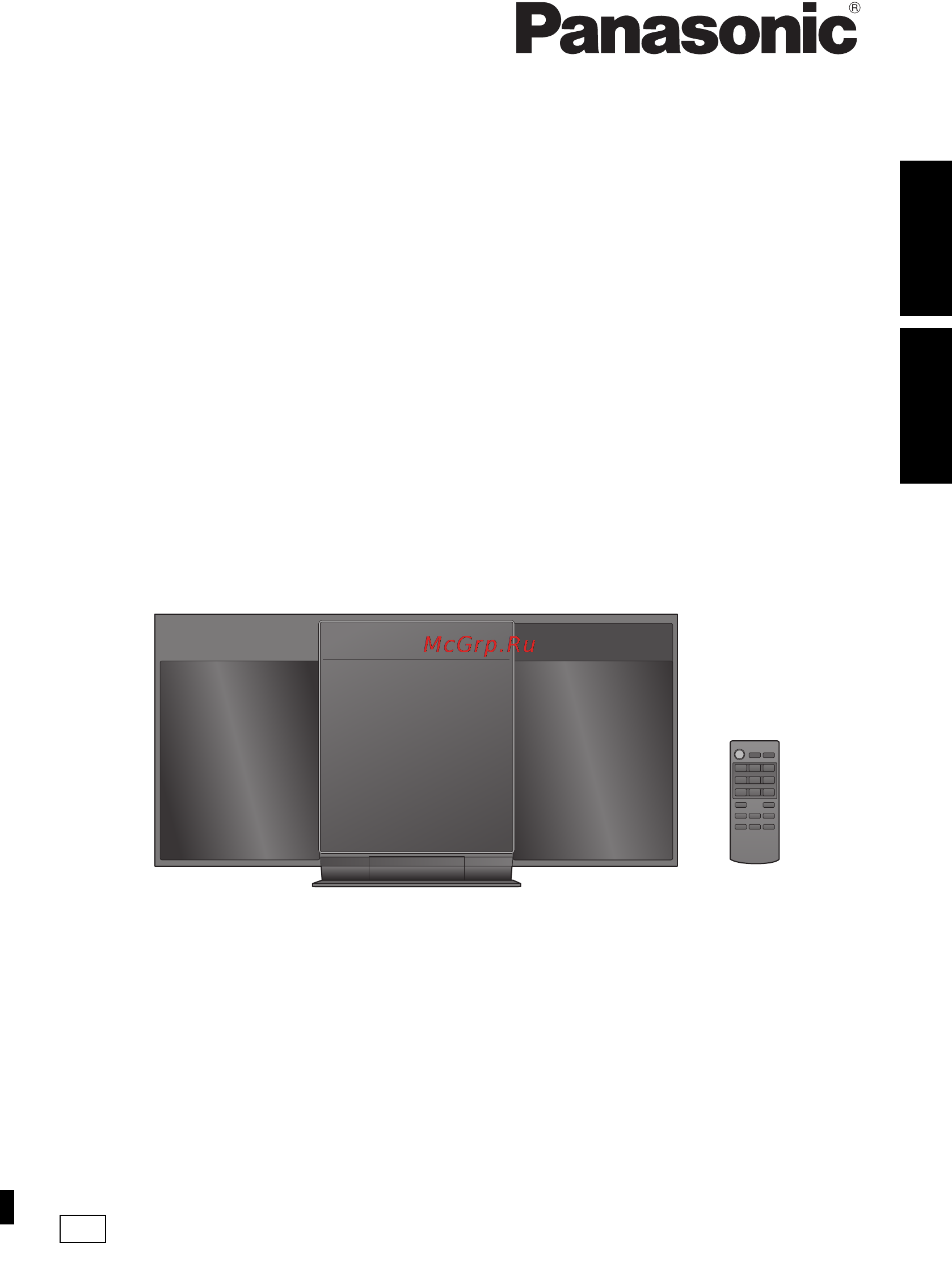 Panasonic SC-HC18EE-K Инструкция по эксплуатации онлайн