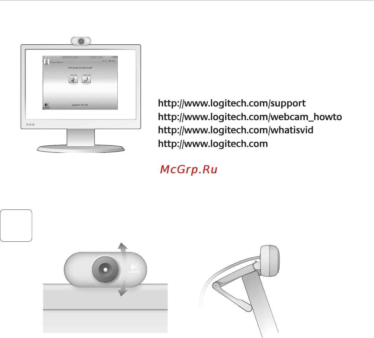 Logitech C210 [34/94] Дякуємо за придбання веб камери logitech