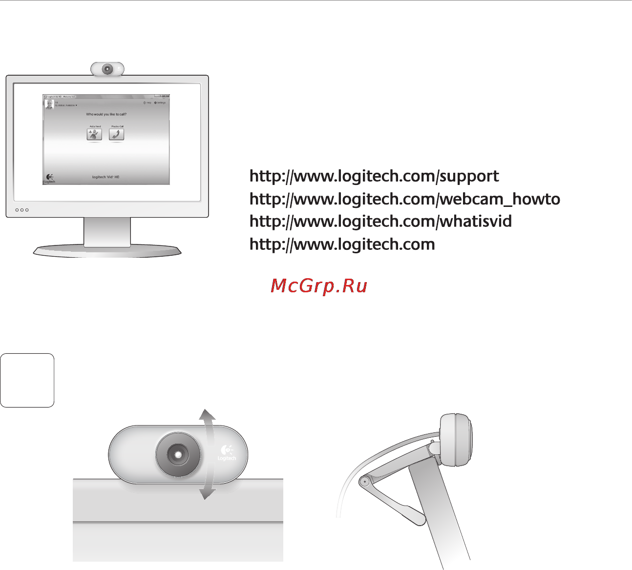 Logitech C210 [44/94] Instalarea camerei web