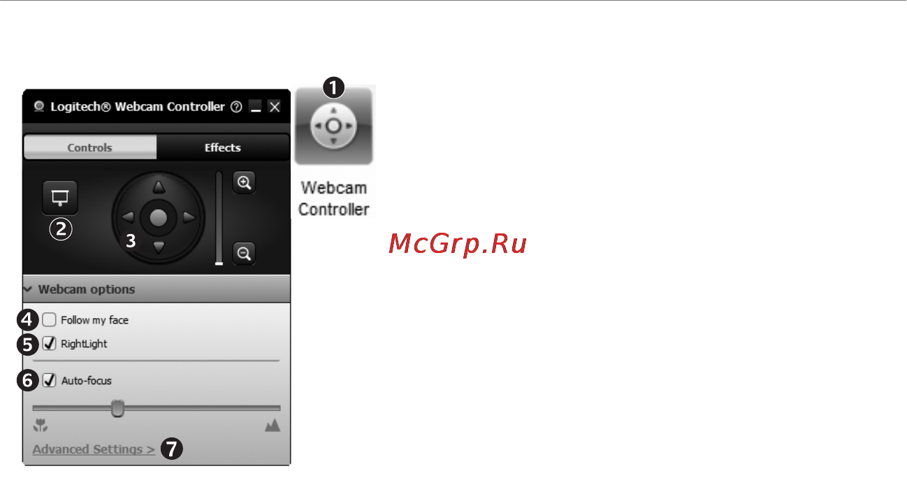 Logitech C210 [51/94] Reglaje fine ale camerei web în timpul apelului video