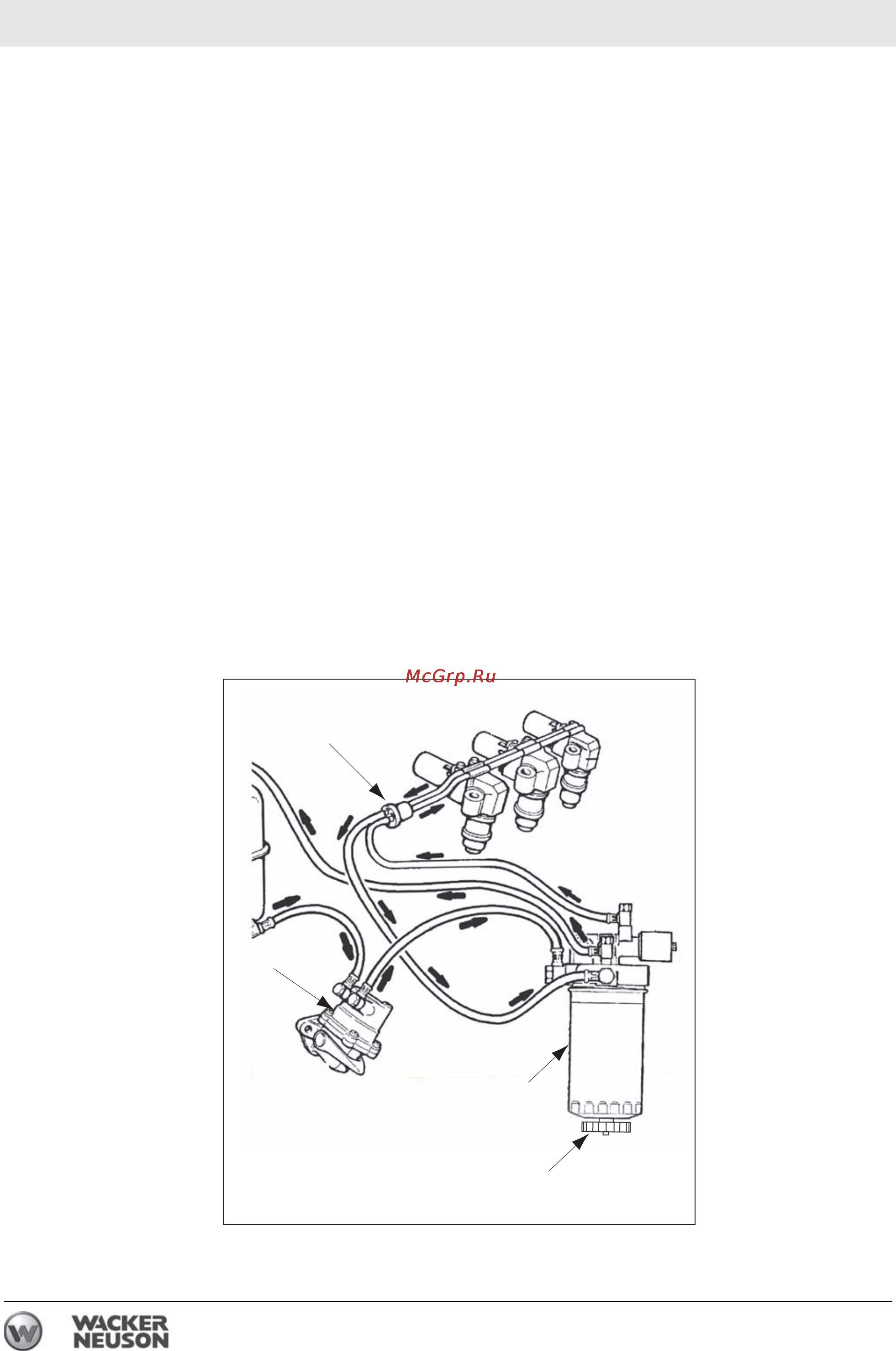 Wacker Neuson RT 82 SC 2 0009025 [100/122] Òåõîáñëóæèâàíèå òîïëèâíîé ñèñòåìû äâèãàòåëø