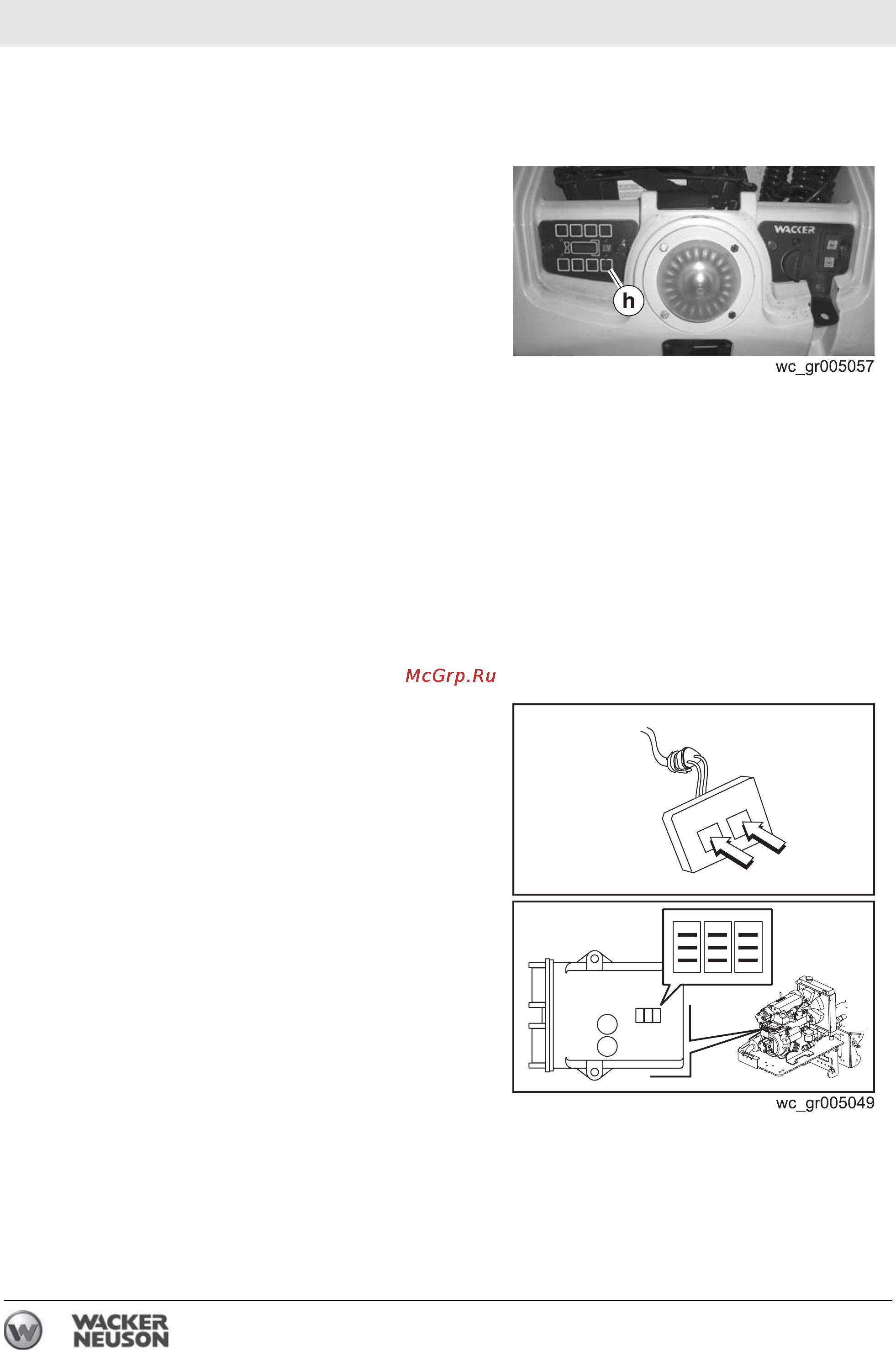 Wacker Neuson RT 82 SC 2 0009025 [76/122] Сброс диагностических данных есм и индикатора опрокидывания