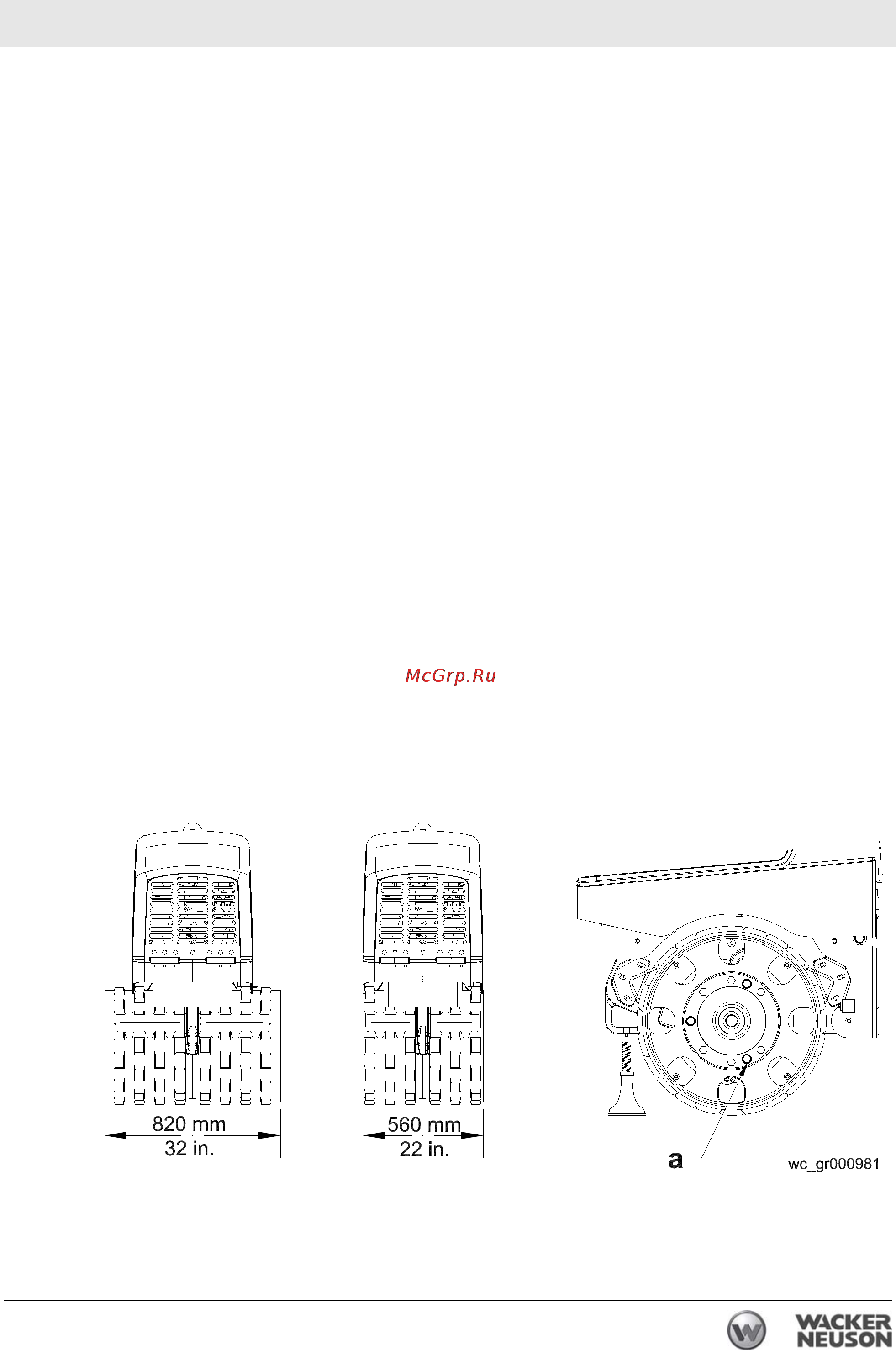 Wacker Neuson RT 82 SC 2 0009025 [95/122] Çàìåíà áà²àáàíîâ