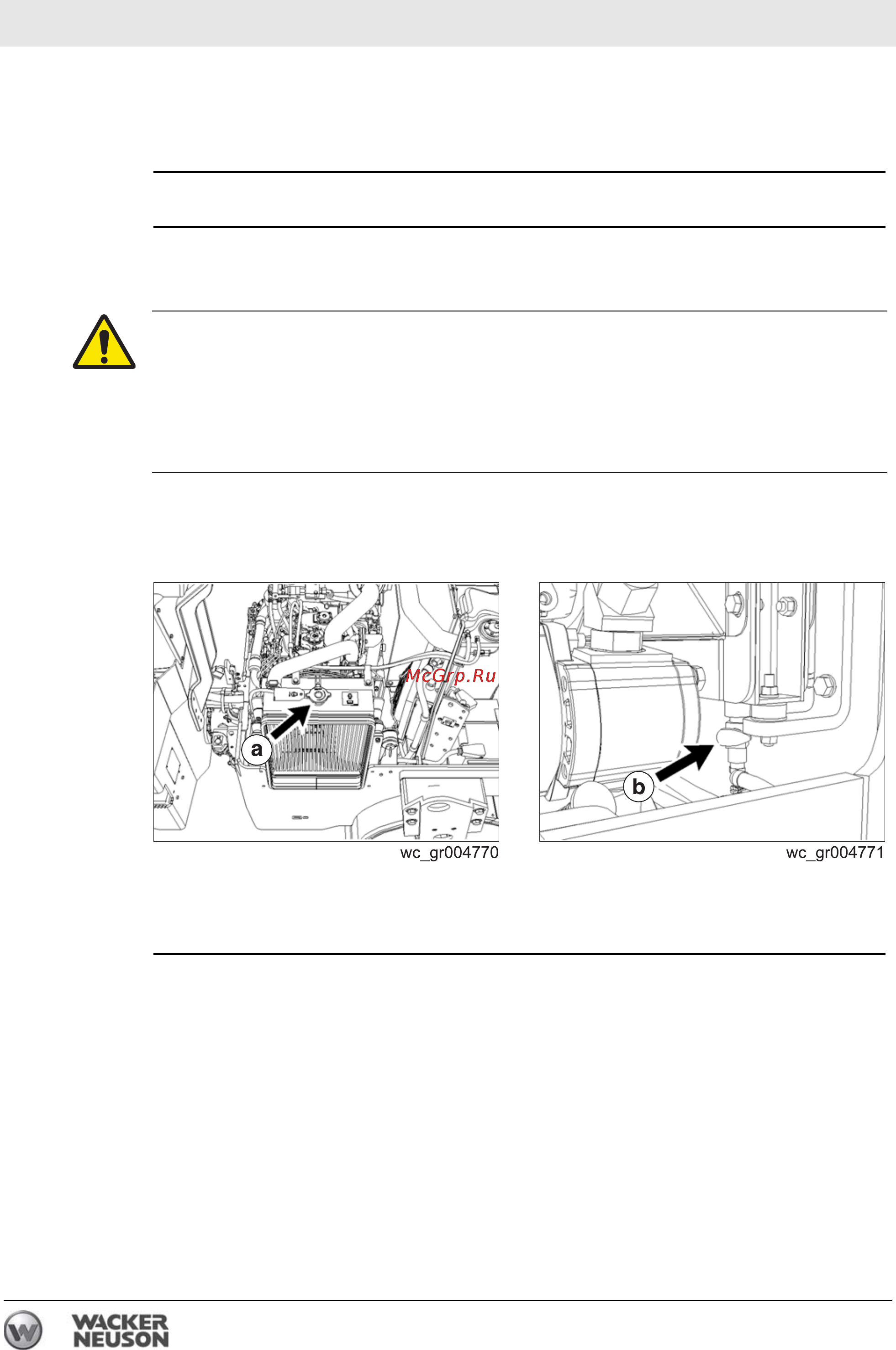 Wacker Neuson RD 27-100 0620037 [98/122] Çàìåíà îõëàæäà ùåé æèäêîñòè â ñèñòåìå îõëàæäåíèø