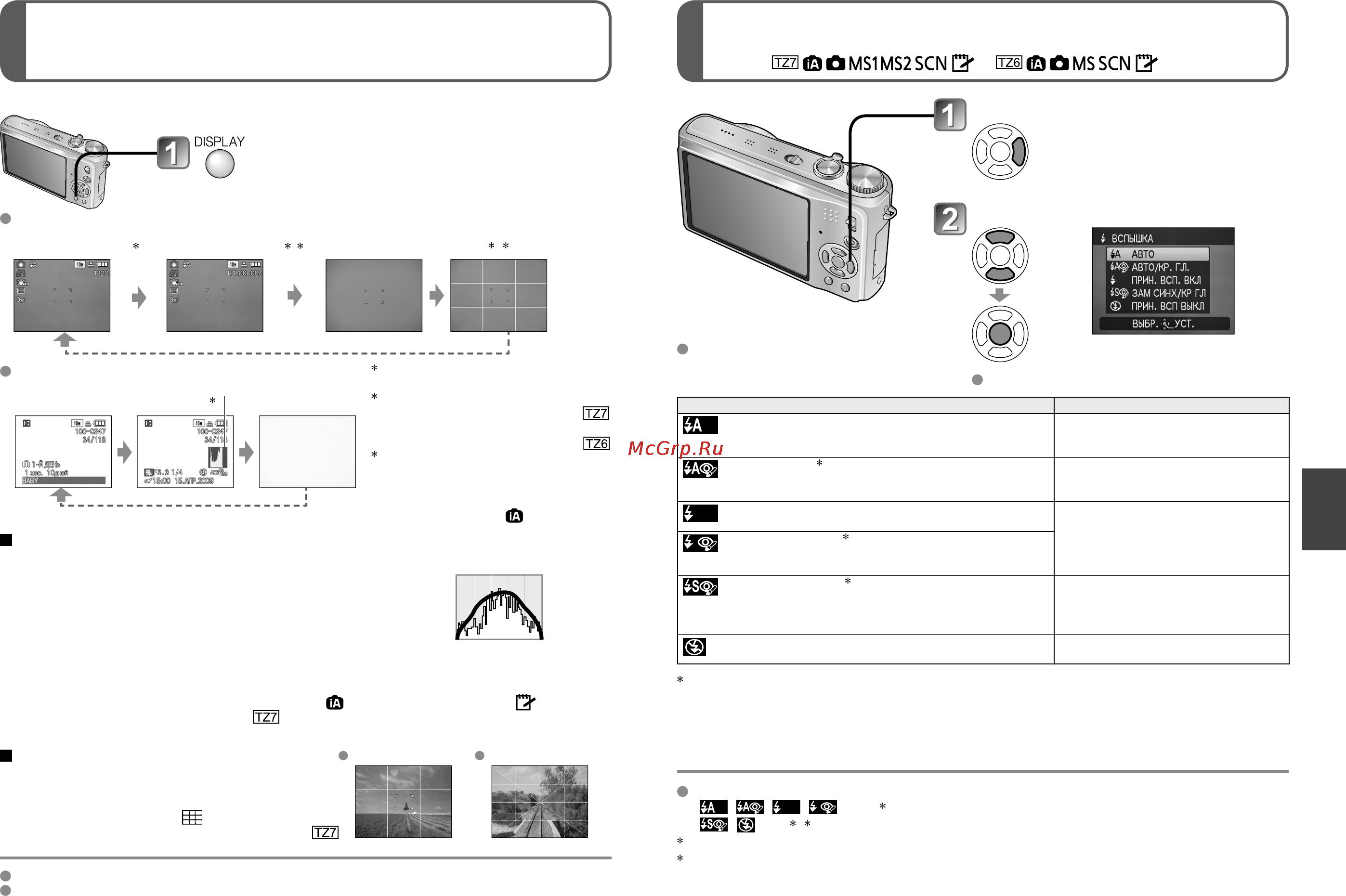 Panasonic DMC-TZ6 [22/67] Различается в зависимости от установки мин выдержка