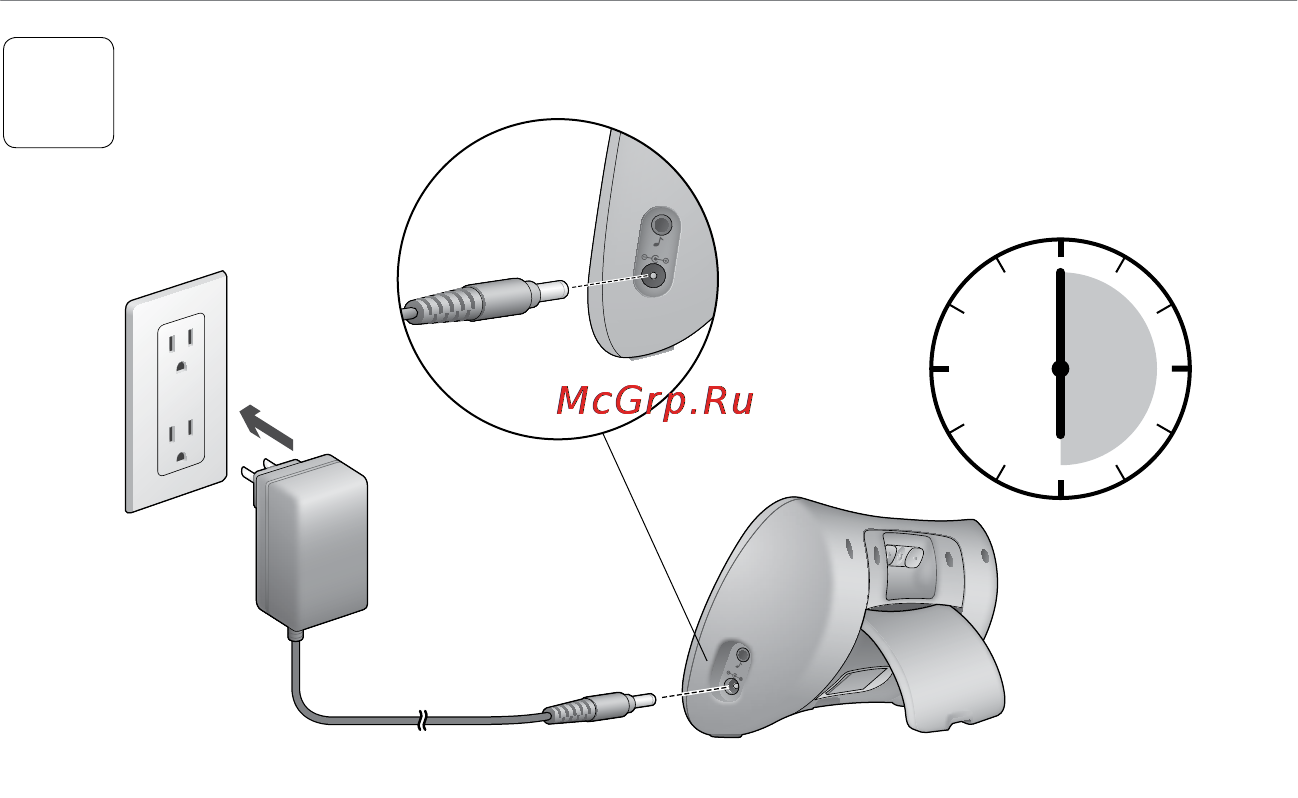 Logitech Z515 [3/7] Может понадобиться до шести часов чтобы батарея полностью зарядилась во время зарядки акустическую систему можно использовать