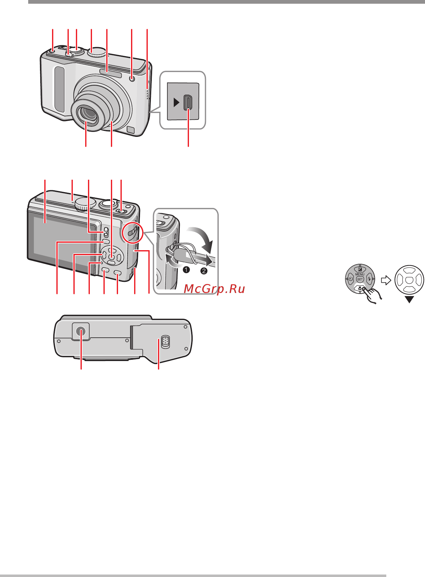 Panasonic DMC-LZ10 [9/132] Названия компонентов