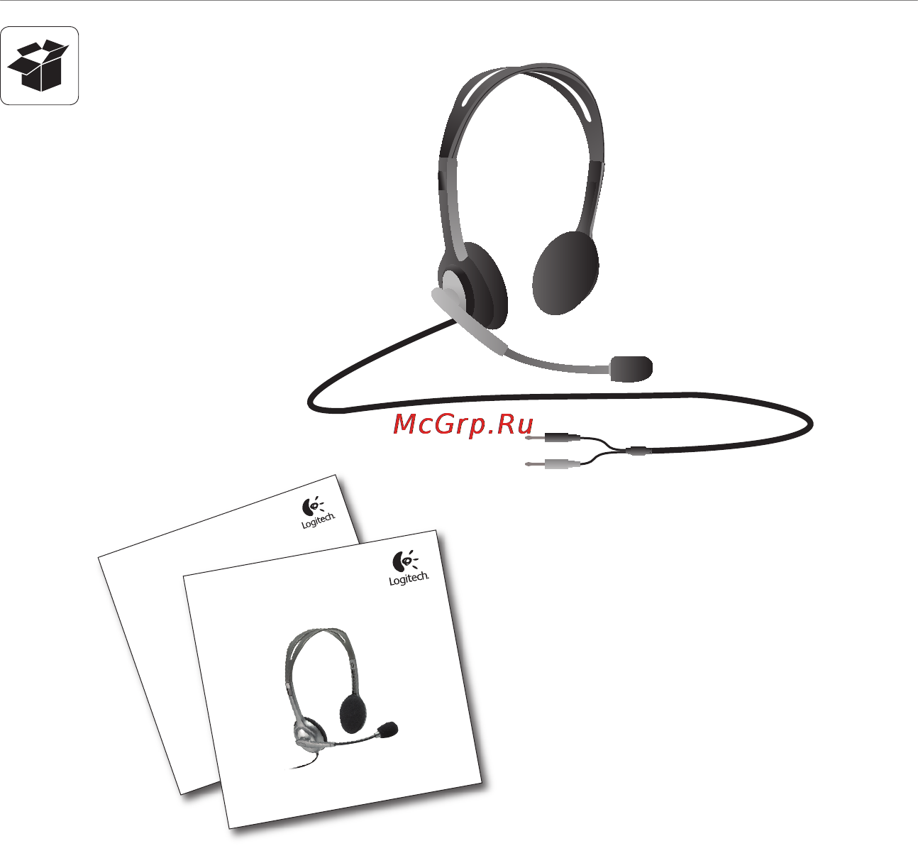 Logitech H110 [2/7] Начало работы с logitech stereo headset h110