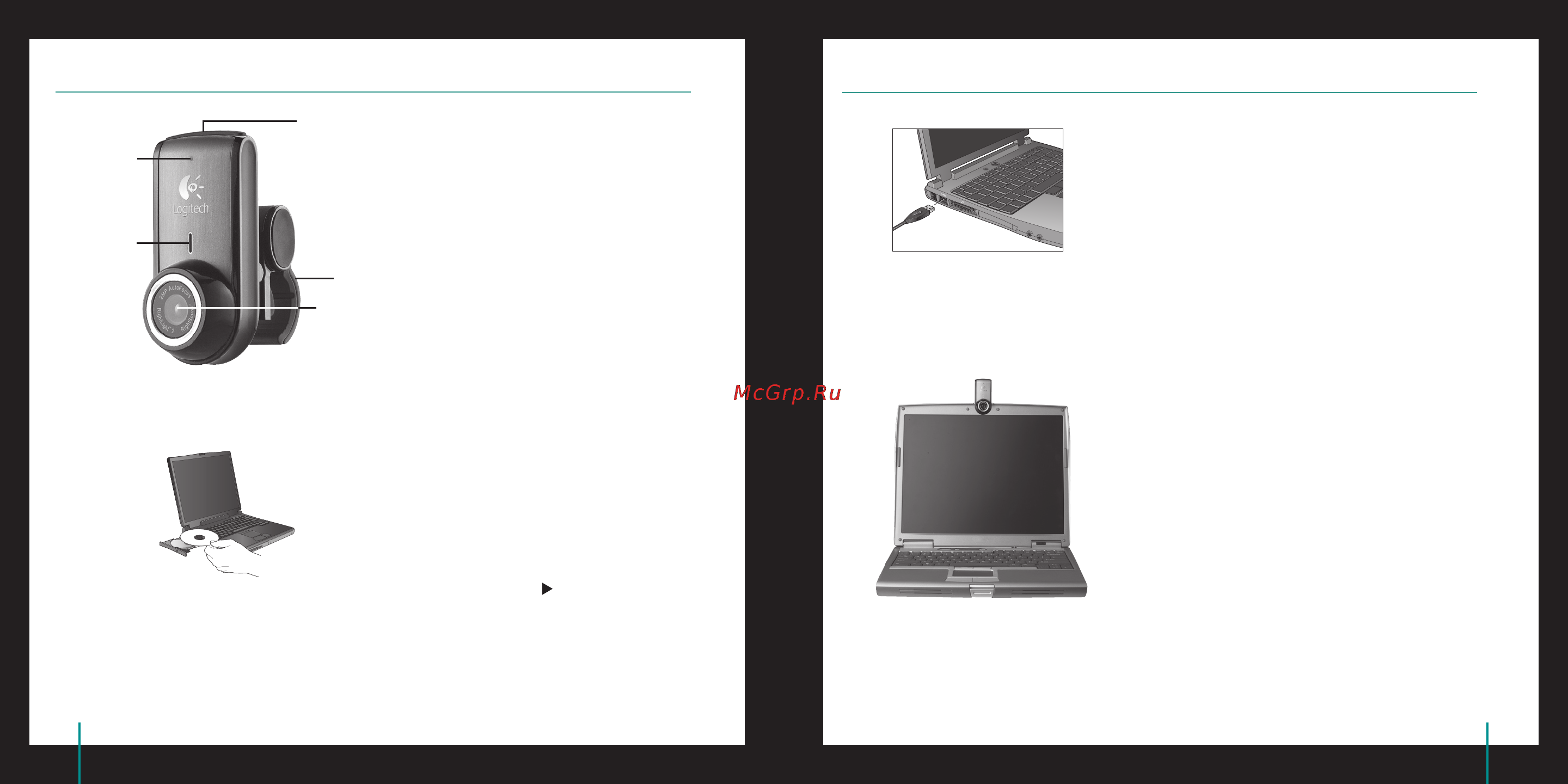 Logitech Premium Notebook [13/59] Caratteristiche della webcam