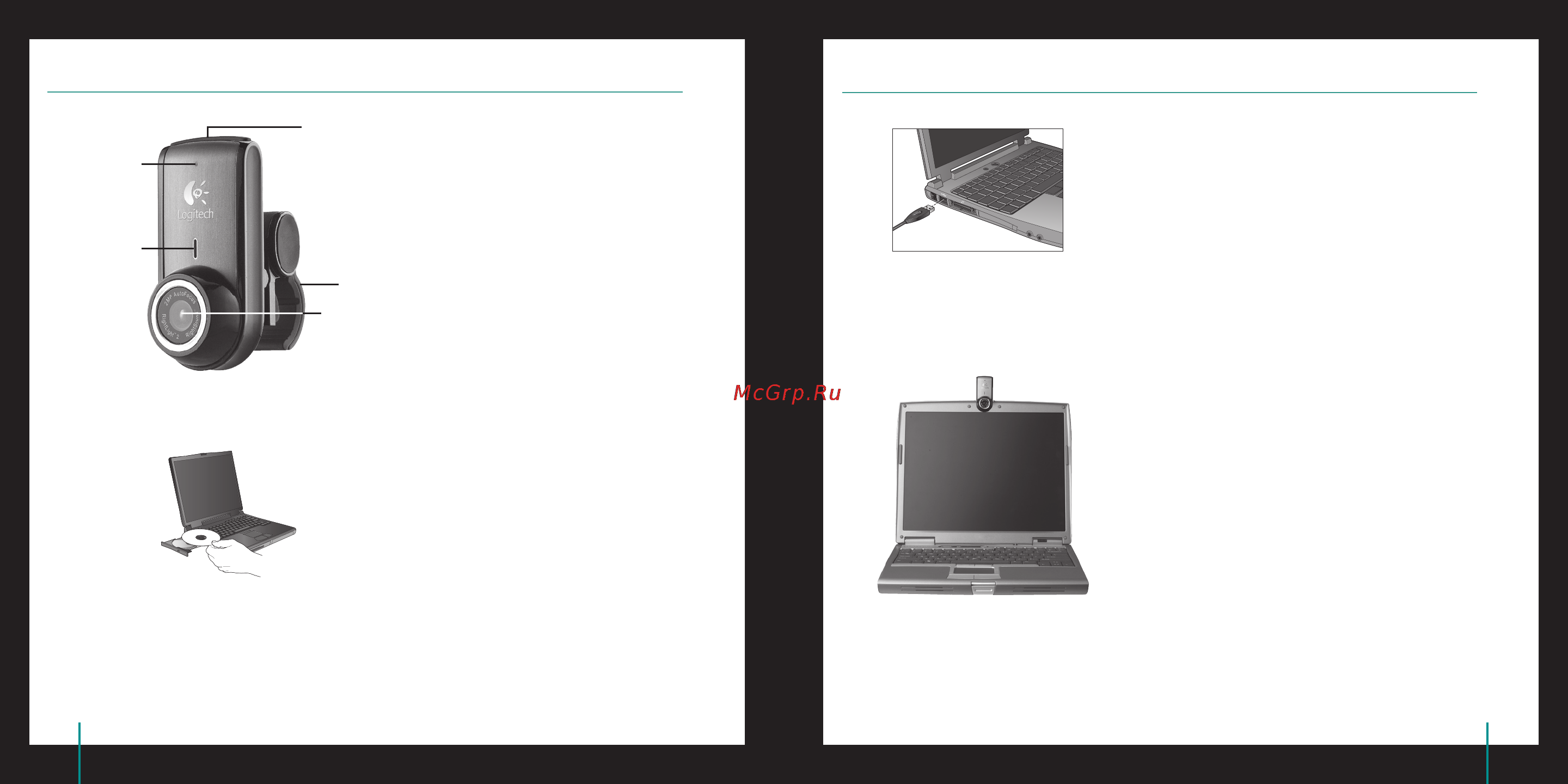 Logitech Premium Notebook [48/59] A kamera csatlakoztatása a számítógéphez