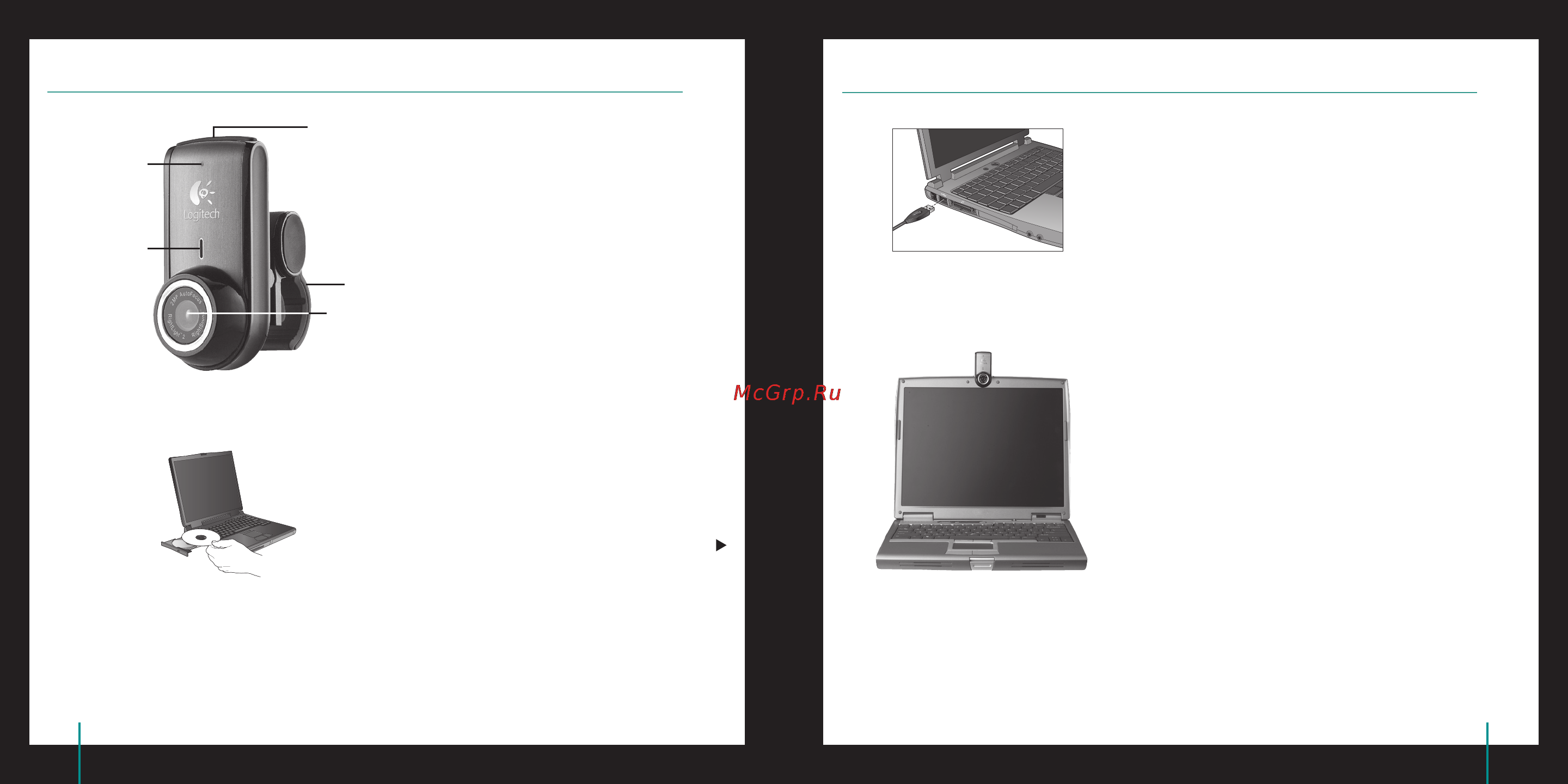 Logitech Premium Notebook [55/59] Rzut oka na kamerę