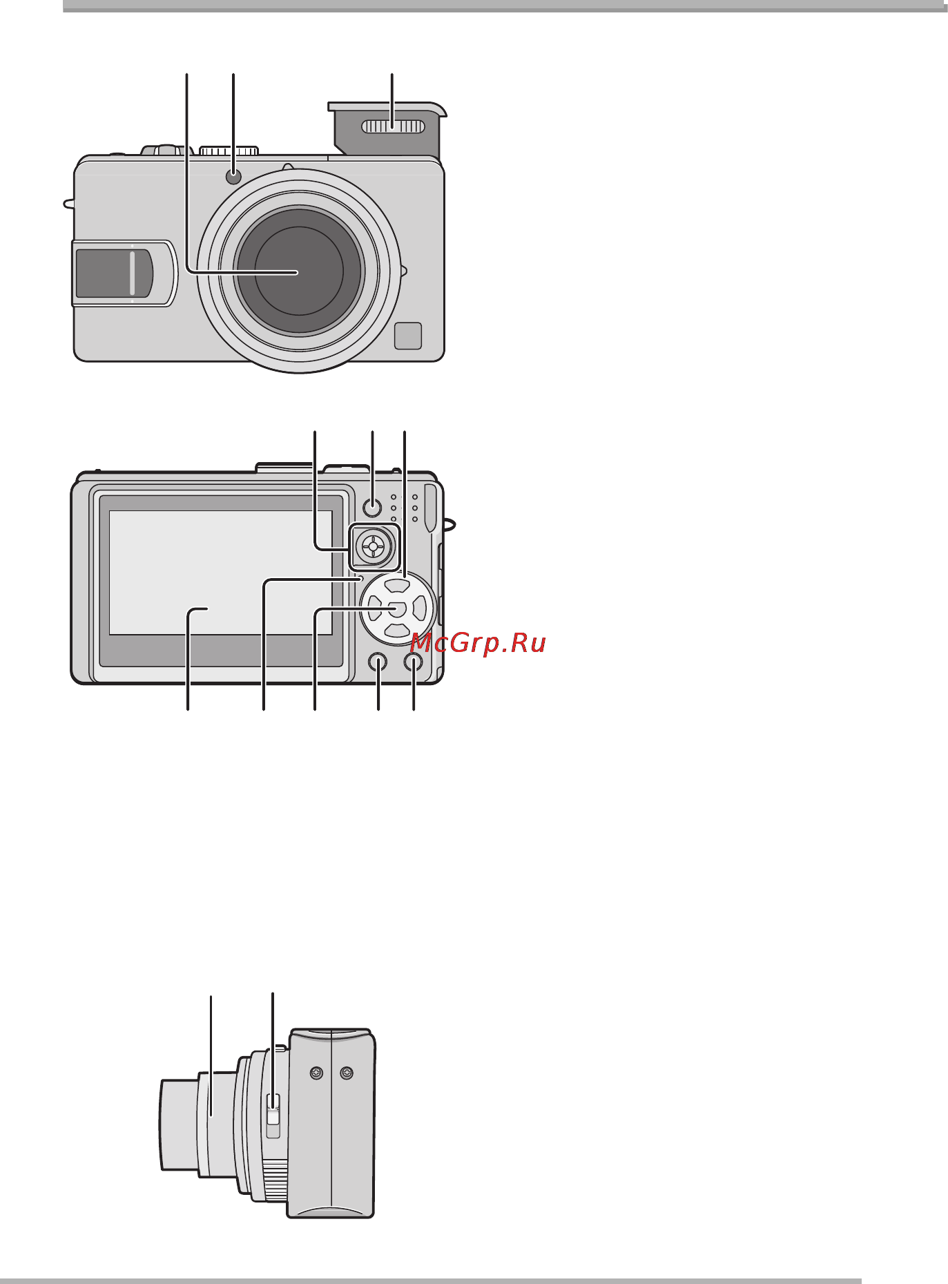 Panasonic DMC-LX2 [9/136] Названия компонентов
