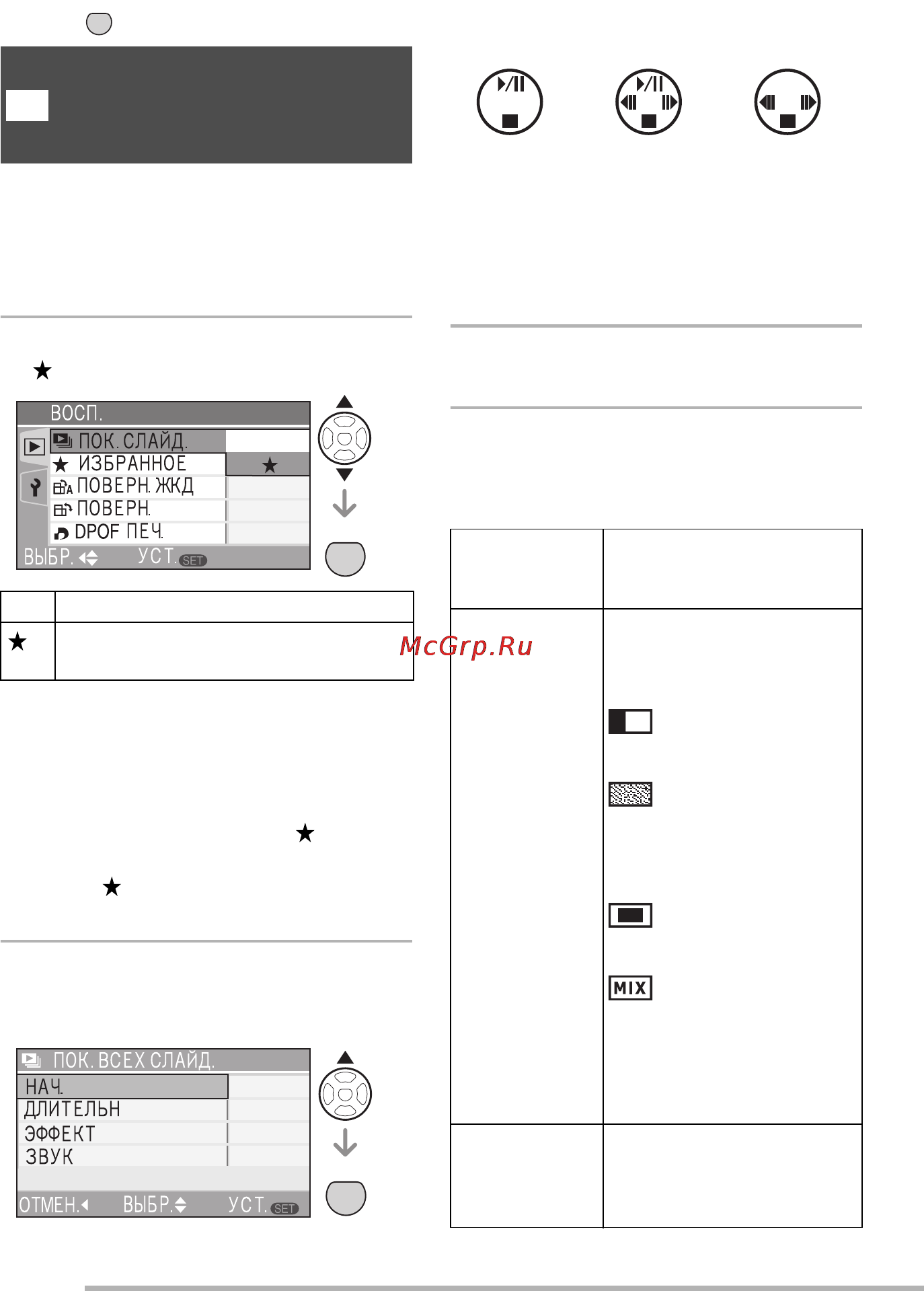 Panasonic DMC-LX2 [94/136] Нажмите e для выбора нач и затем нажмите menu set