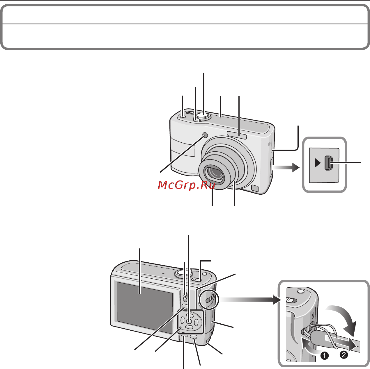 Panasonic DMC-LS86 [9/137] Названия компонентов