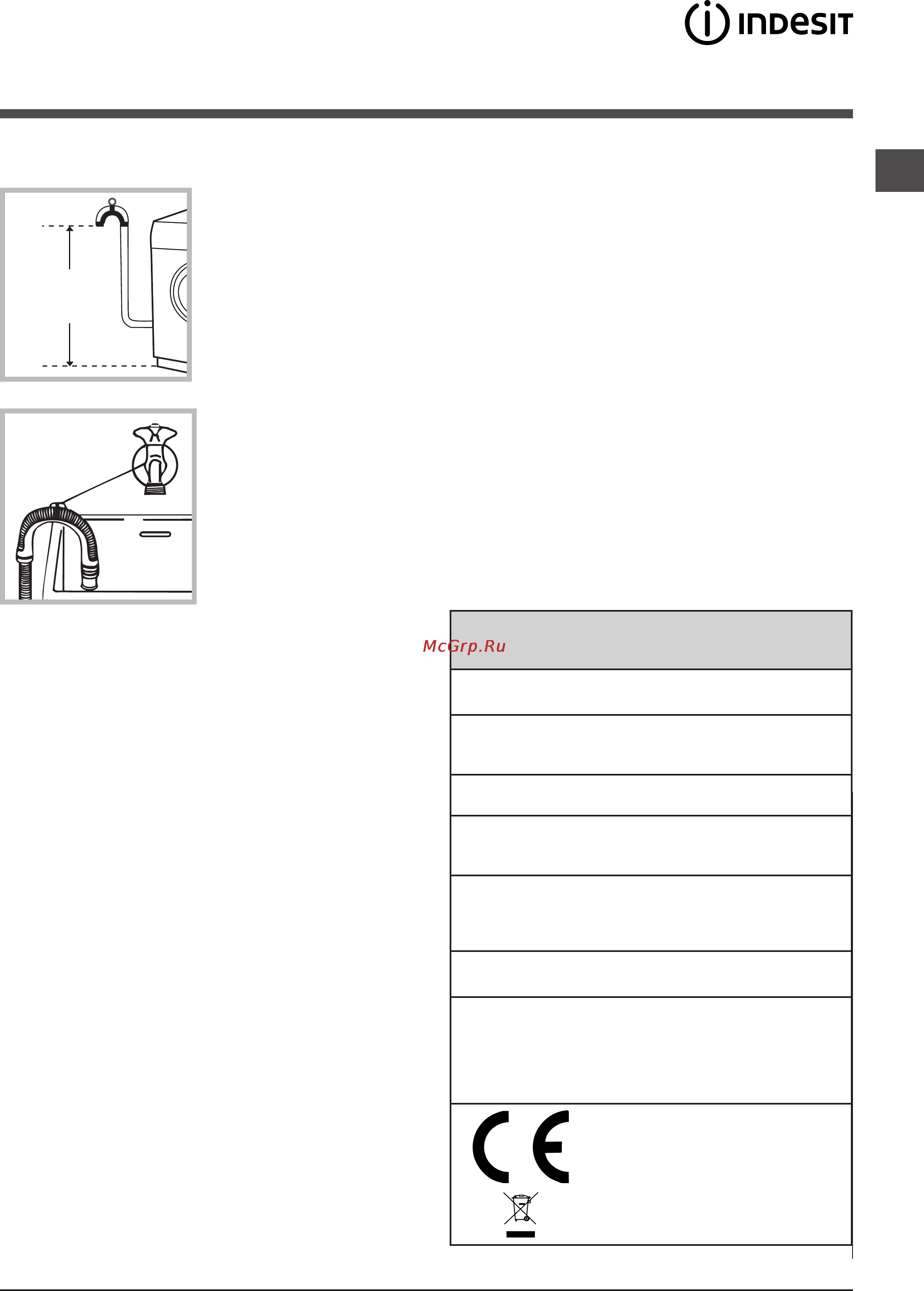 Indesit IWSC 5105 SL [15/24] Ф inoesit