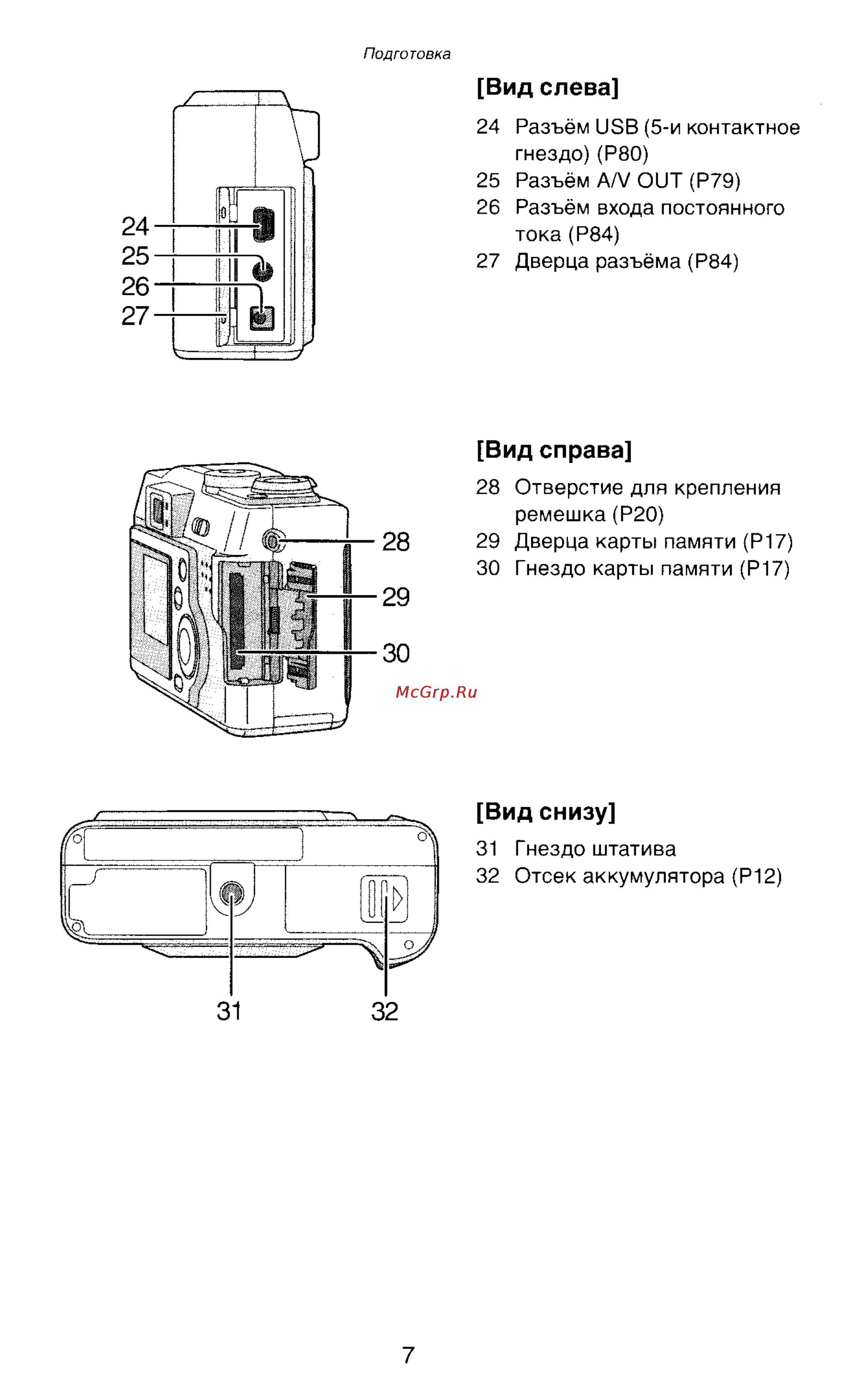 Panasonic DMC-LC43EN [7/146] Вид слева