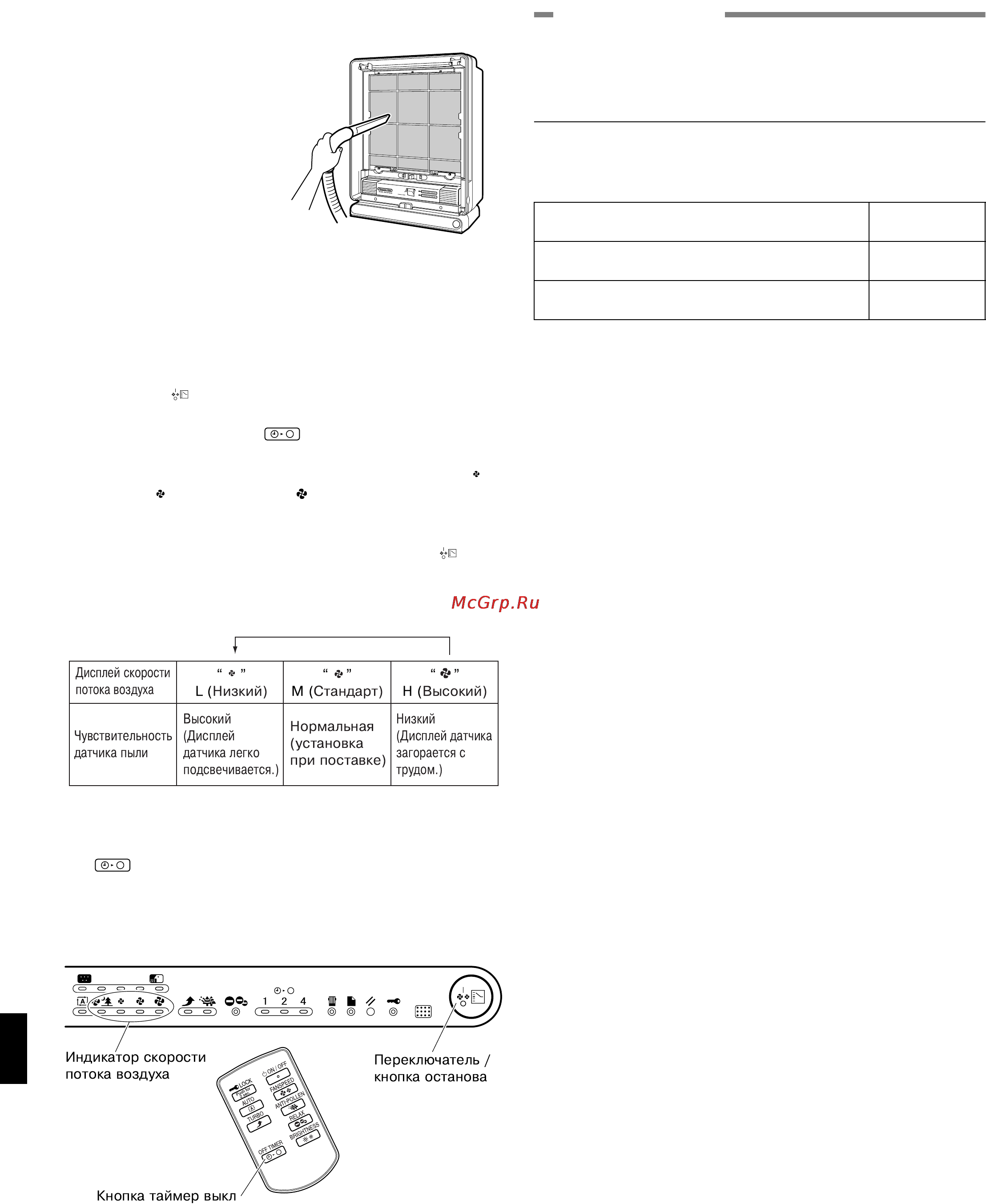Daikin MC707VM-S [16/18] Уход и очистêа