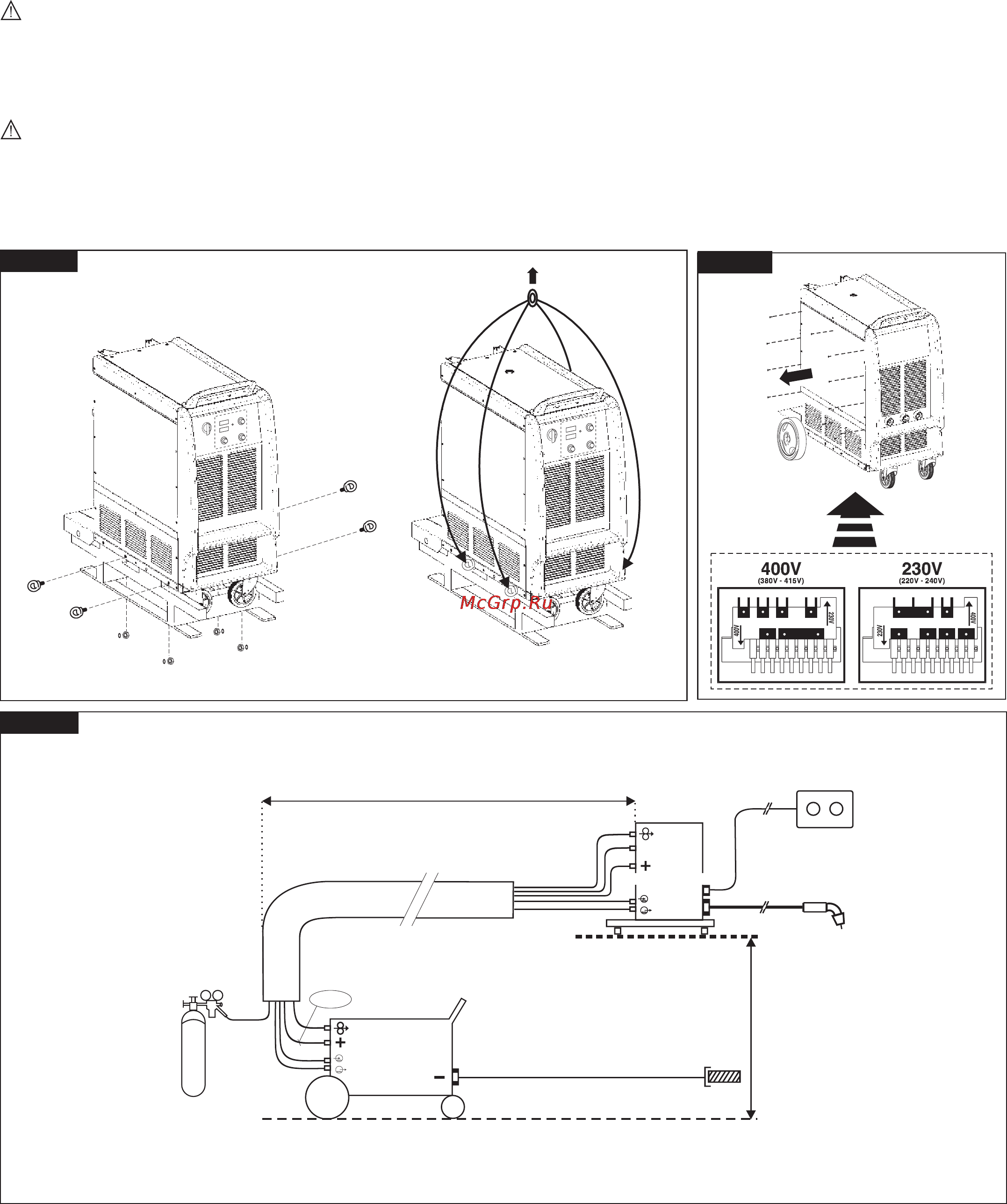 Telwin Electromig 410 Syner/Pulse [9/14] 1 ограничение является действительным только для горелок с водным охлаждением