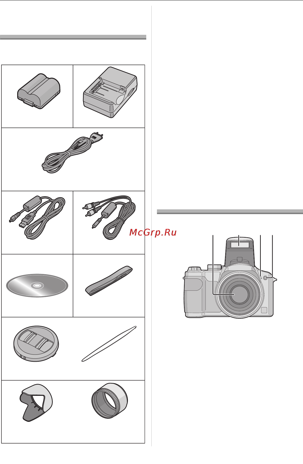 Panasonic LUMIX  DMC-FZ7 Инструкция по эксплуатации онлайн [8/132] 33125