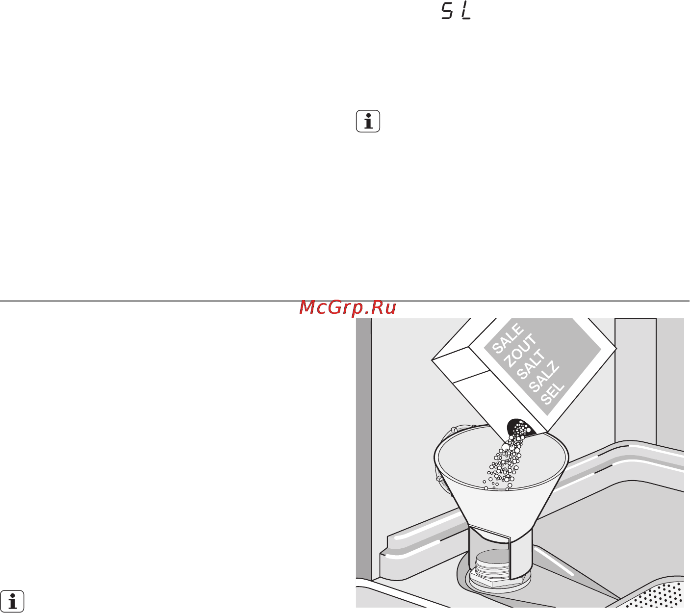 Electrolux ESF47020WR [27/56] Использование соли для посудомоечных машин