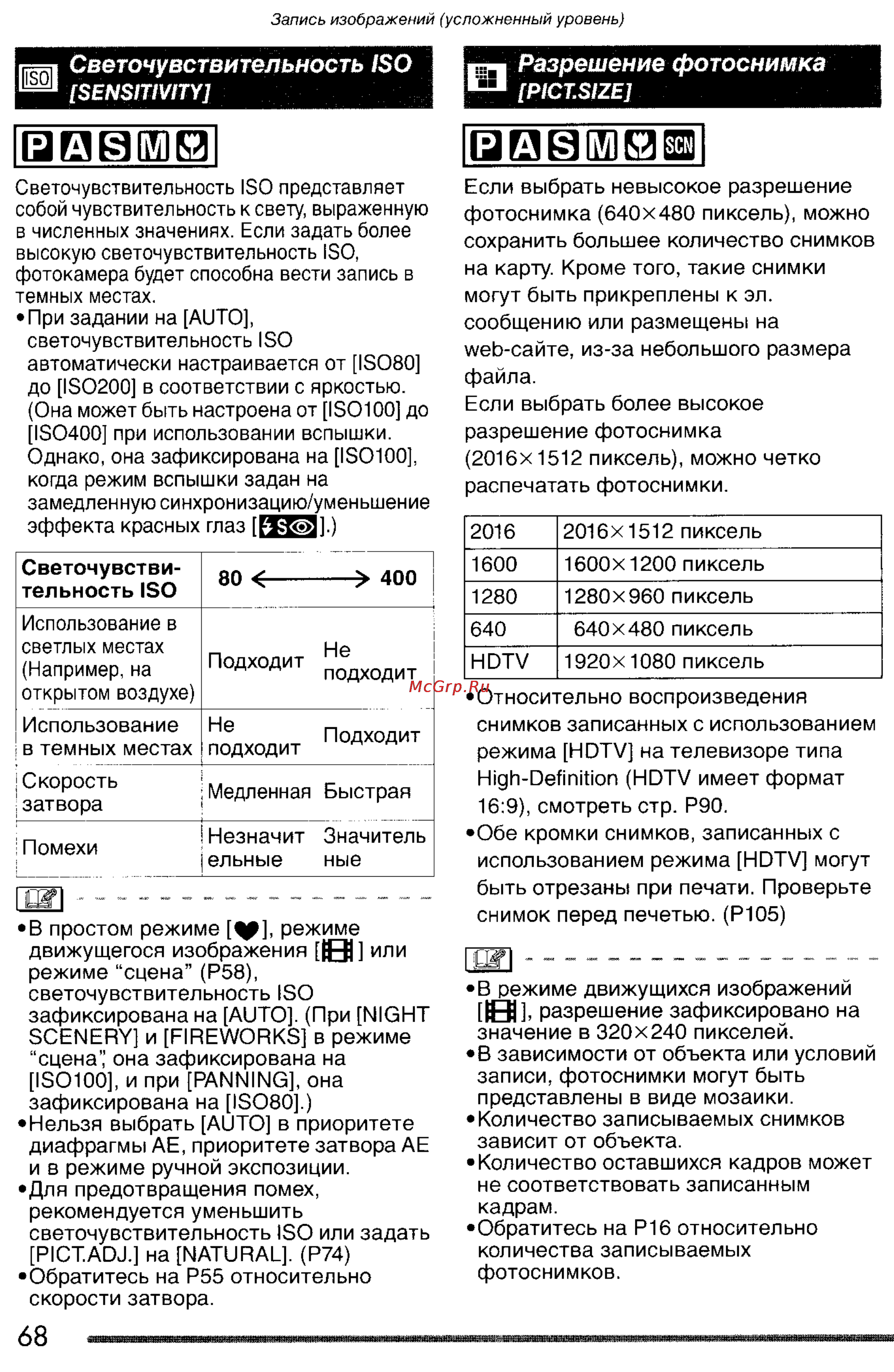 Panasonic LUMIX DMC-FZ3SG Инструкция по эксплуатации онлайн [68/163] 82076