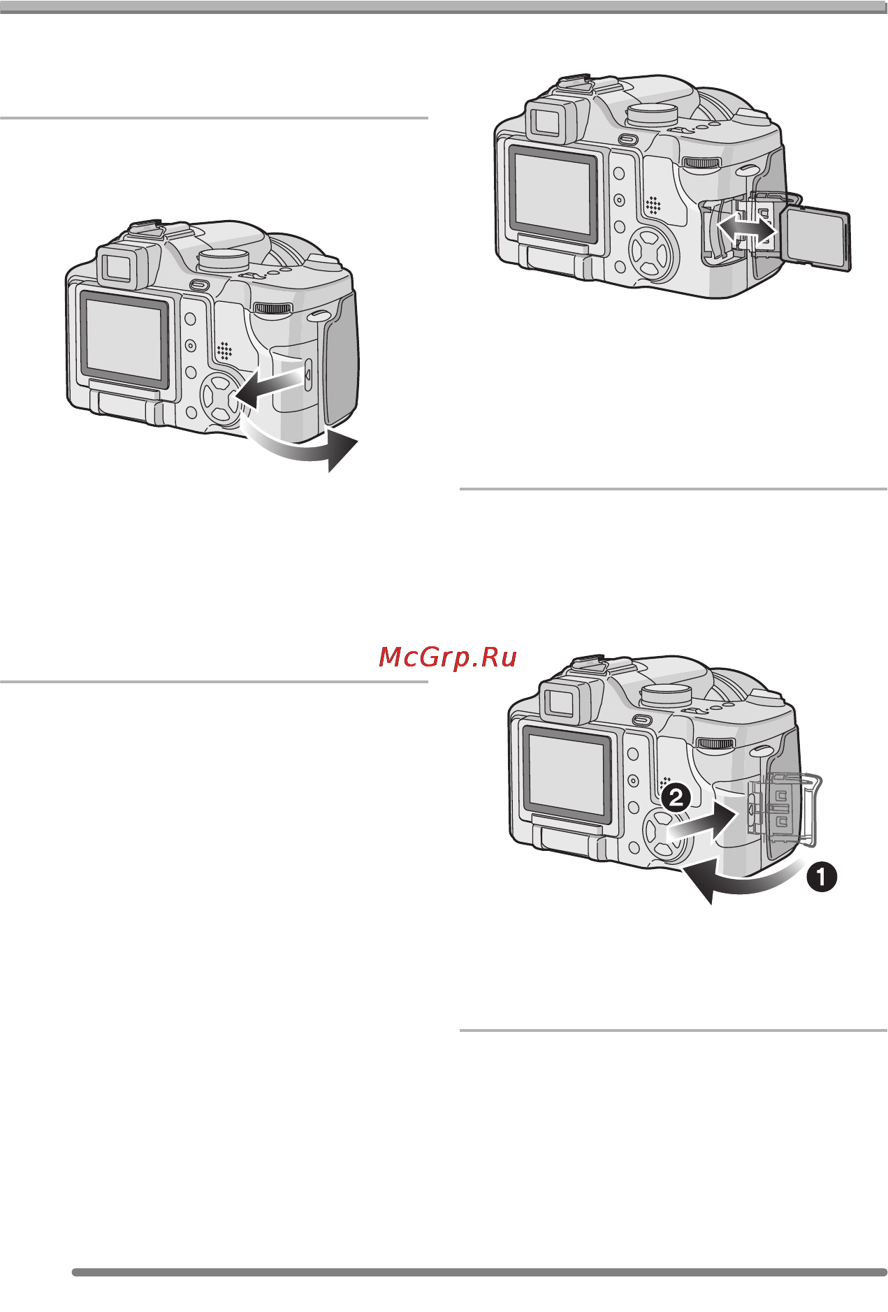 Panasonic LUMIX DMC-FZ30SG [14/140] Установка изъятие карты
