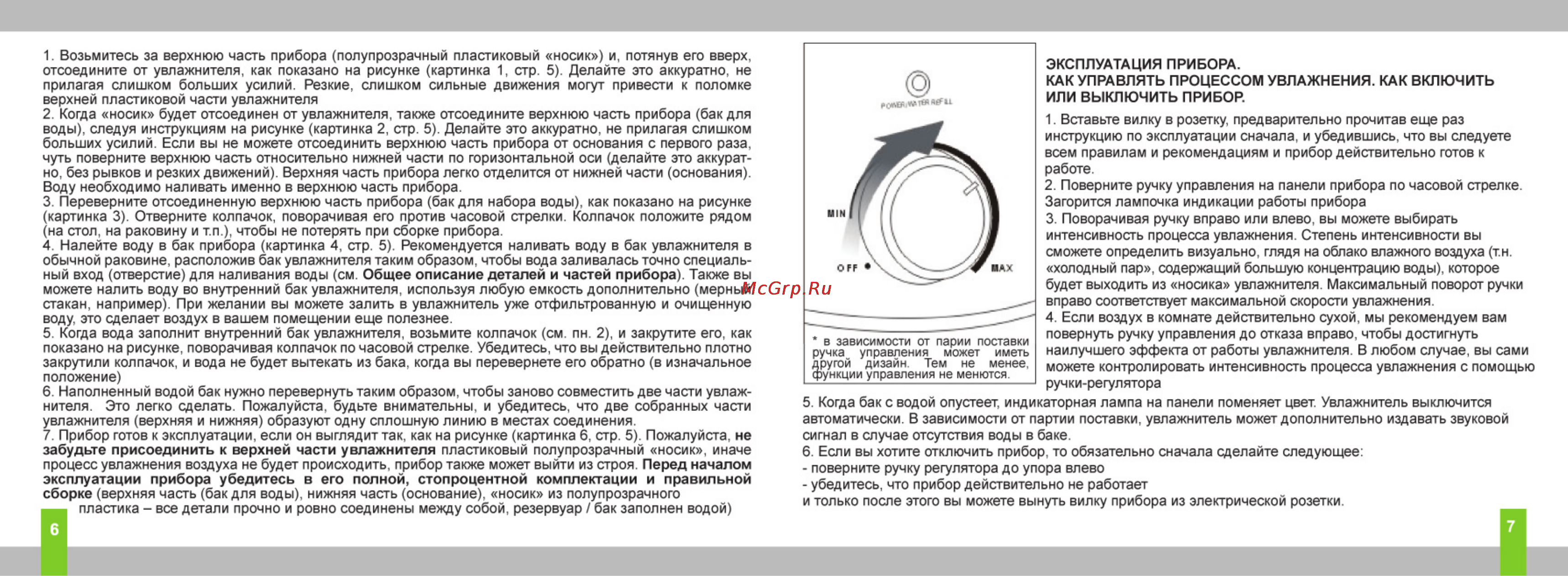 Timberk THU 30UF A Инструкция по эксплуатации онлайн [4/6] 25298